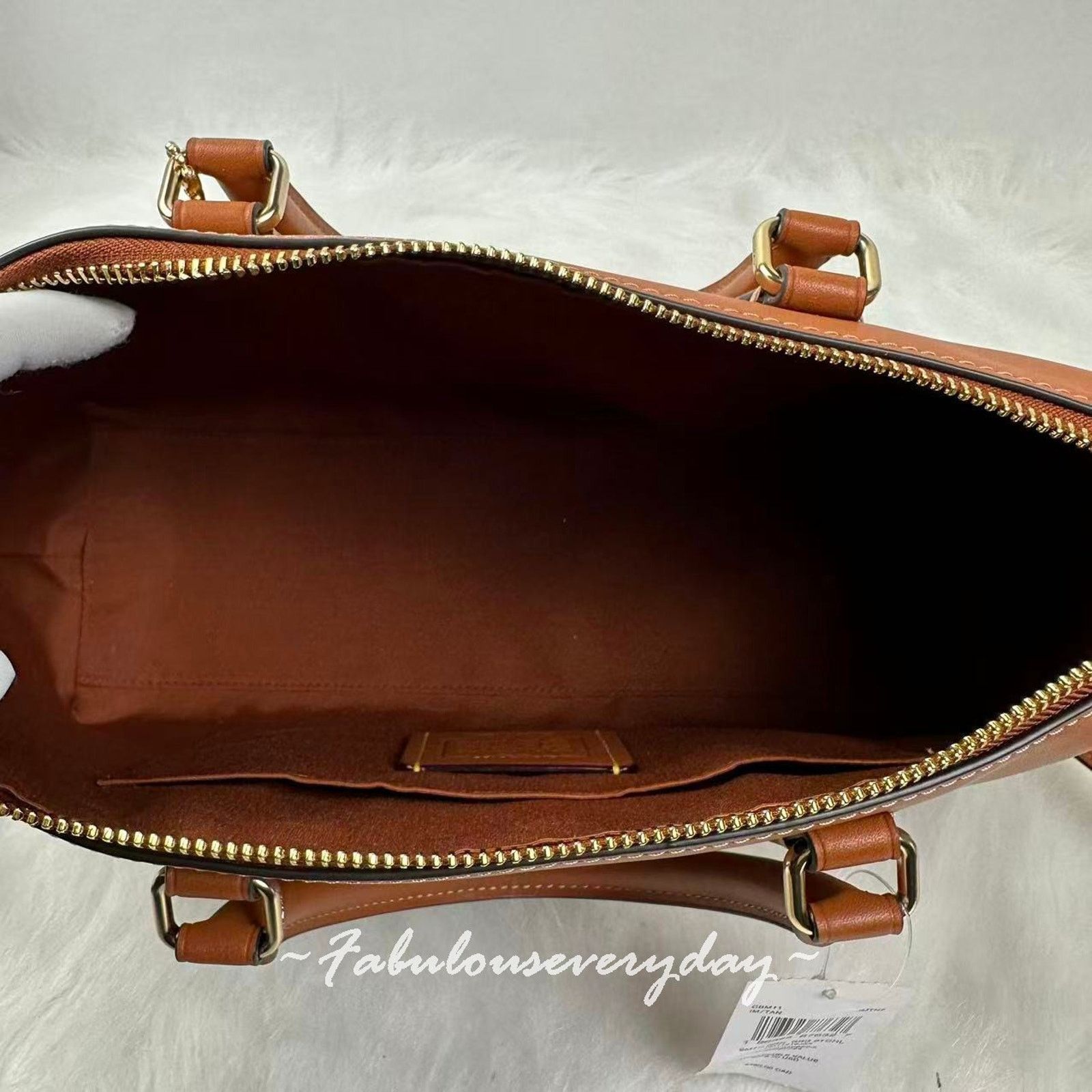 Coach Coach Georgia Satchel xbody Smooth grain Leather Gold/Tan Size ONE SIZE - 8 Thumbnail