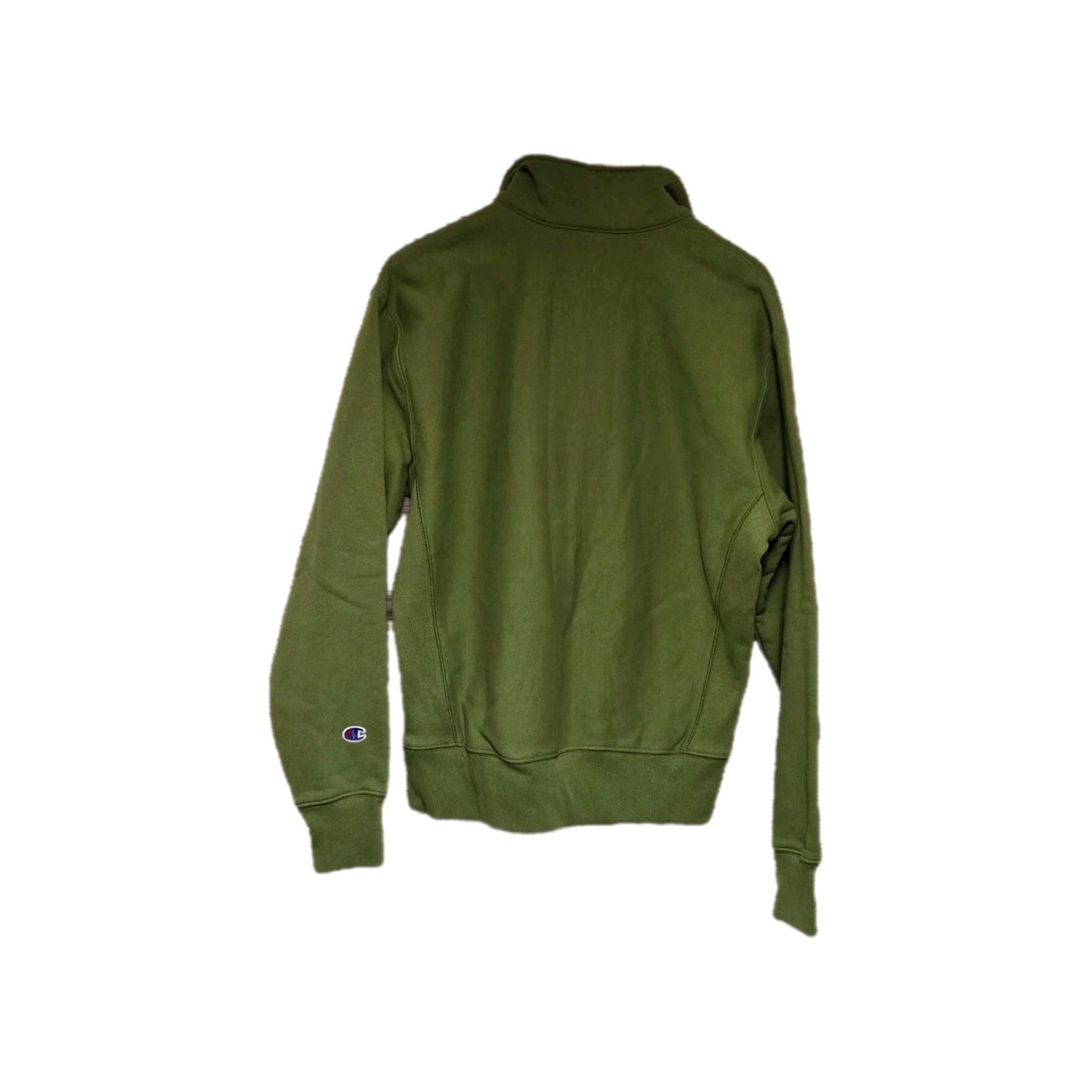 Champion VINTAGE Champion Reverse Weave Sweatshirt Mens Small Green Zip Pullover Reversible Side Left Pen Mark Size US S / EU 44-46 / 1 - 6 Thumbnail