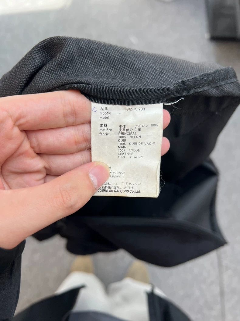 Comme des Garcons comme des garcons Pure black cowhide patchwork schoolbag 25 Size ONE SIZE - 7 Thumbnail