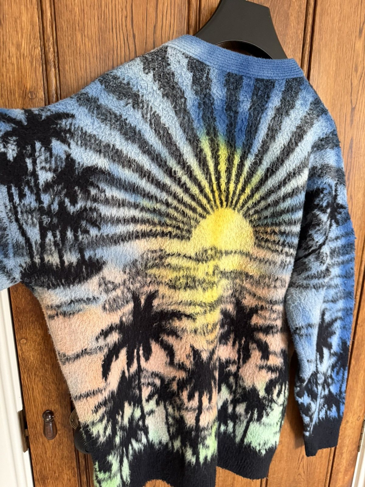Celine $2.3k SS23 Celine 1 of 1 sample jaquard sunset cardigan Hedi Size US M / EU 48-50 / 2 - 20 Thumbnail