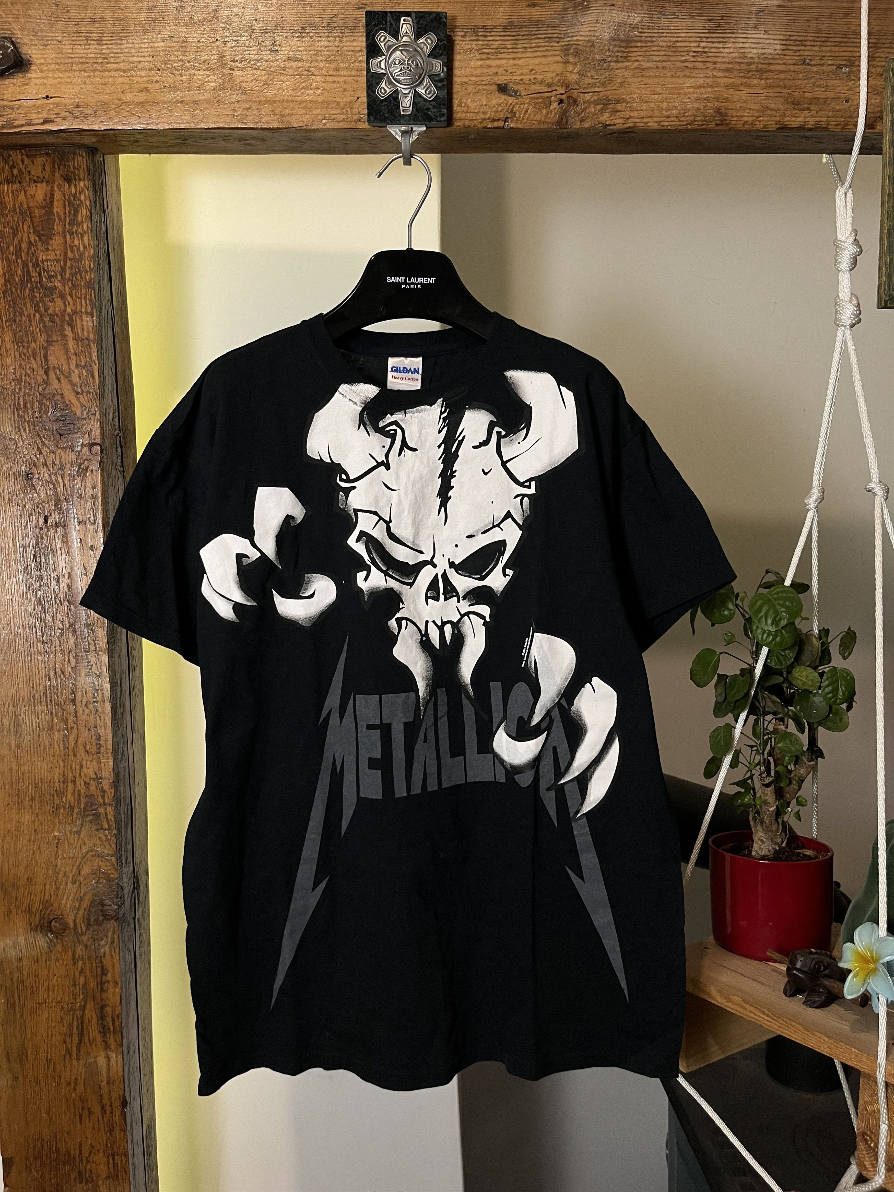 Band Tees × Metallica × Vintage Metallica Skull Big Licensed Print Tee Size US L / EU 52-54 / 3 - 1 Thumbnail