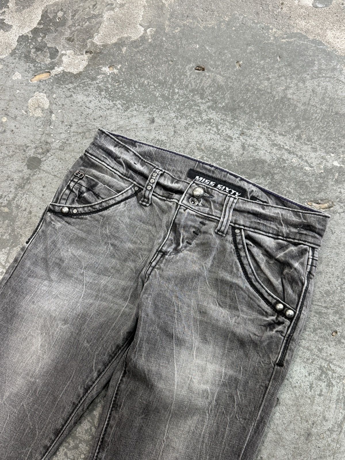 Miss Sixty Vintage y2k Miss Sixty Jeans Denim Pants Size 27" / US 4 / IT 40 - 2 Thumbnail