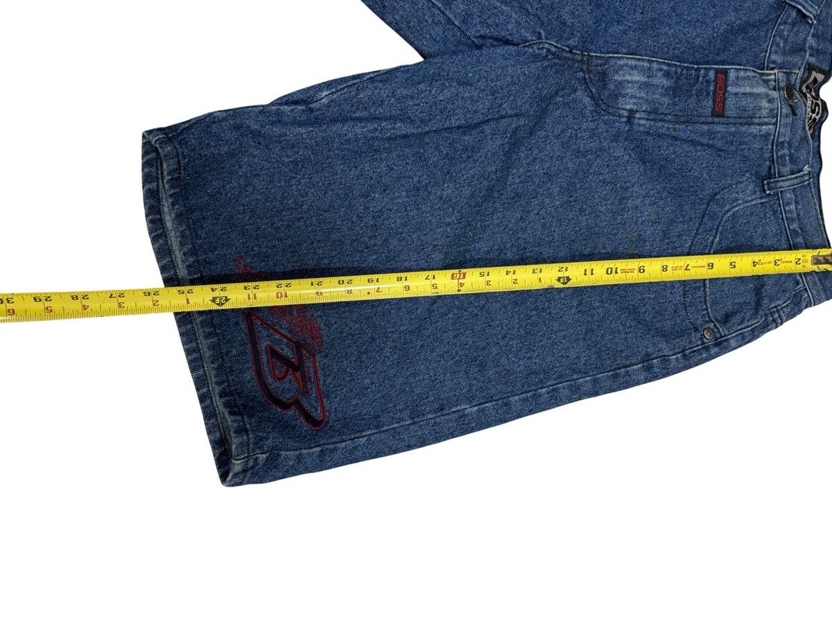 JNCO Vintage Baggy Shorts Men 36 Blue Boss Denim Jorts Wide Leg Size US 36 / EU 52 - 13 Thumbnail
