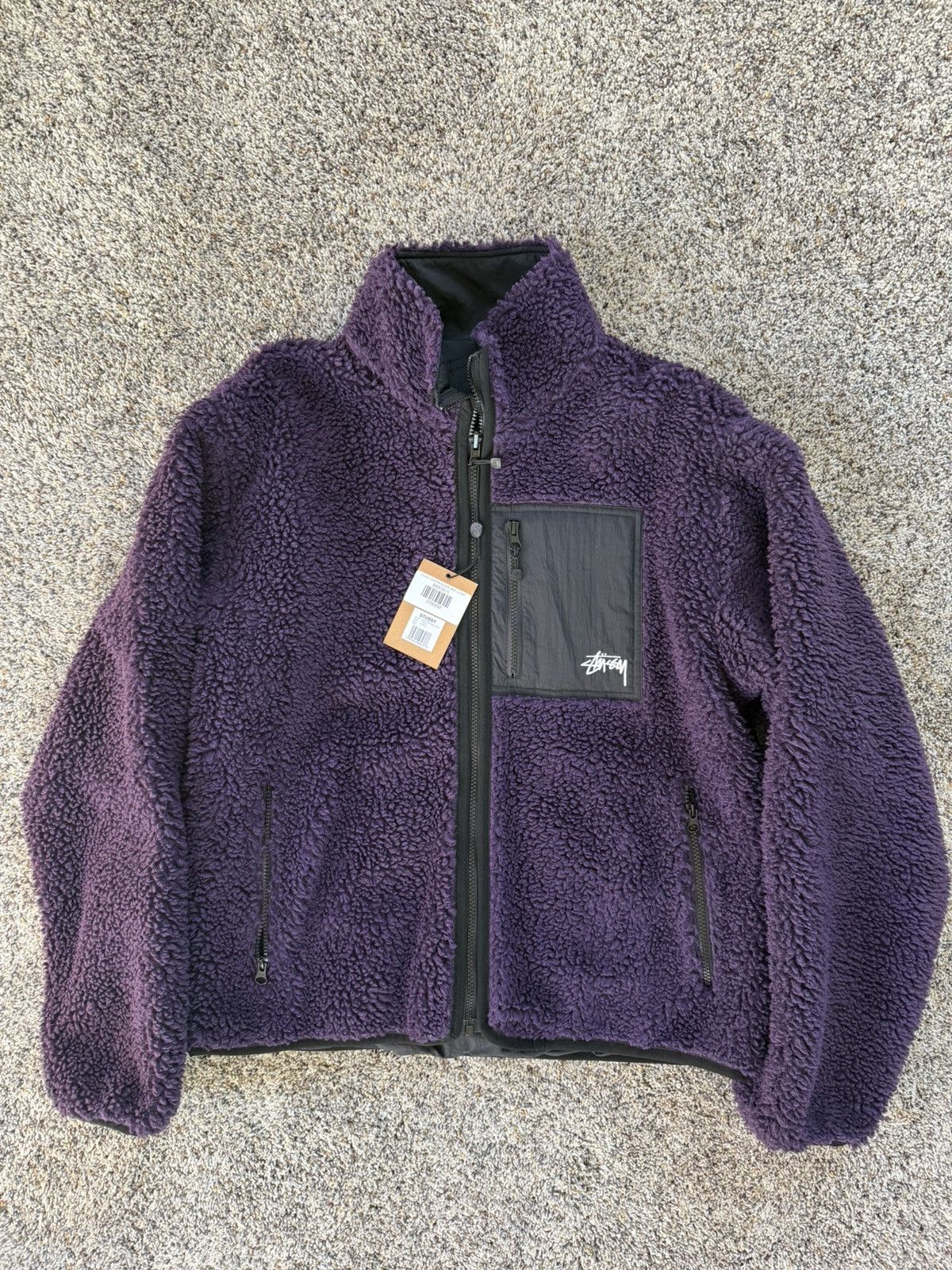 Stussy Stussy 8ball Sherpa Fleece Reversible Jacket Size US L / EU 52-54 / 3 - 2 Thumbnail
