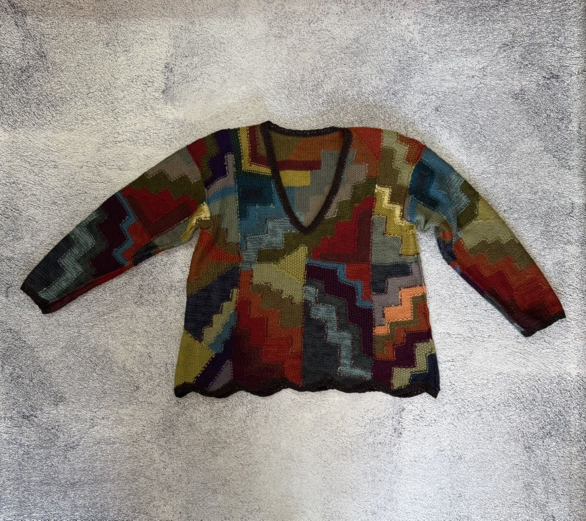 Other Peruvian Connection Alpaca Sweater Intarsia Knit Women M Size M / US 6-8 / IT 42-44 - 11 Thumbnail