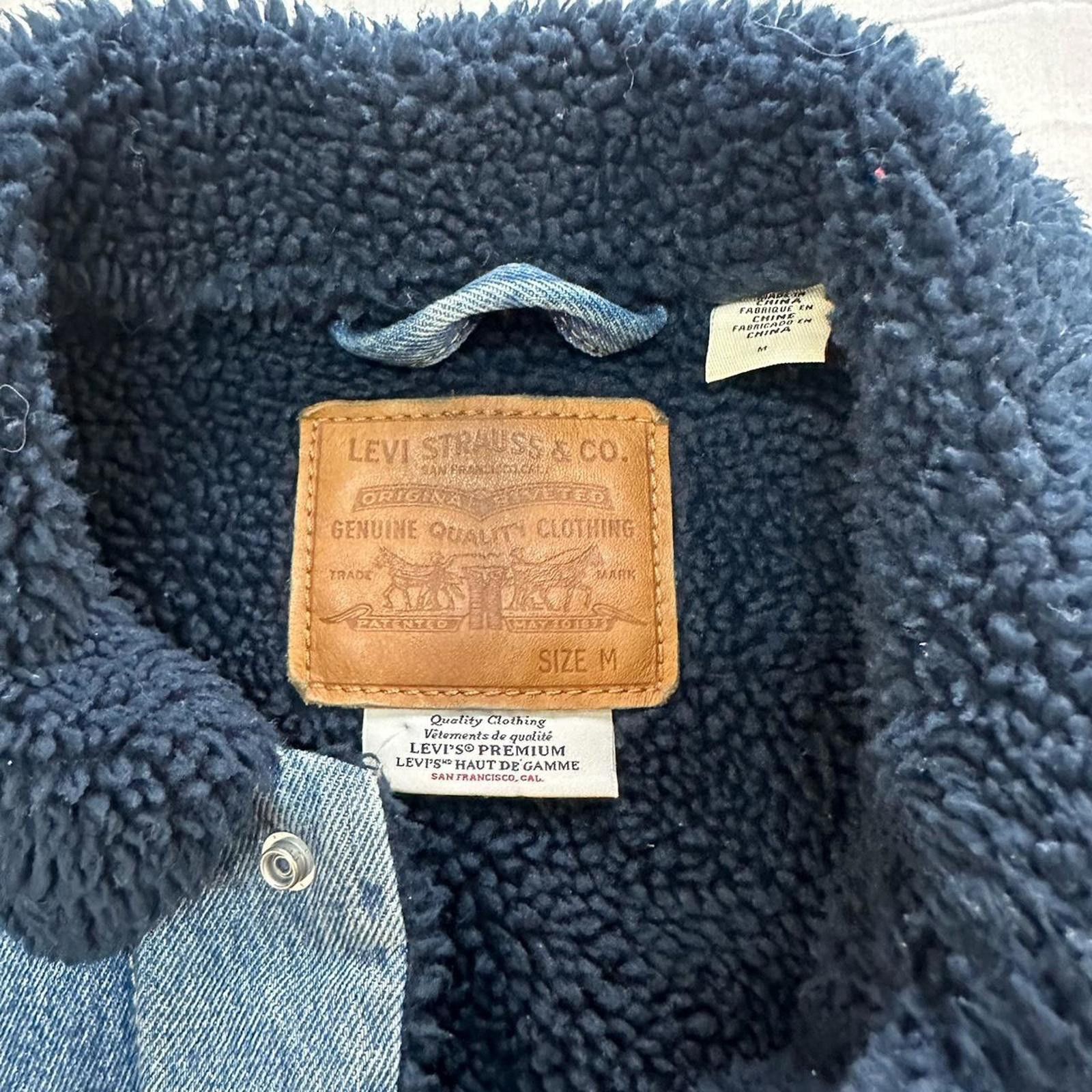 Levi's Levi Sherpa Lined Big E Reissue Jacket Size US M / EU 48-50 / 2 - 3 Thumbnail