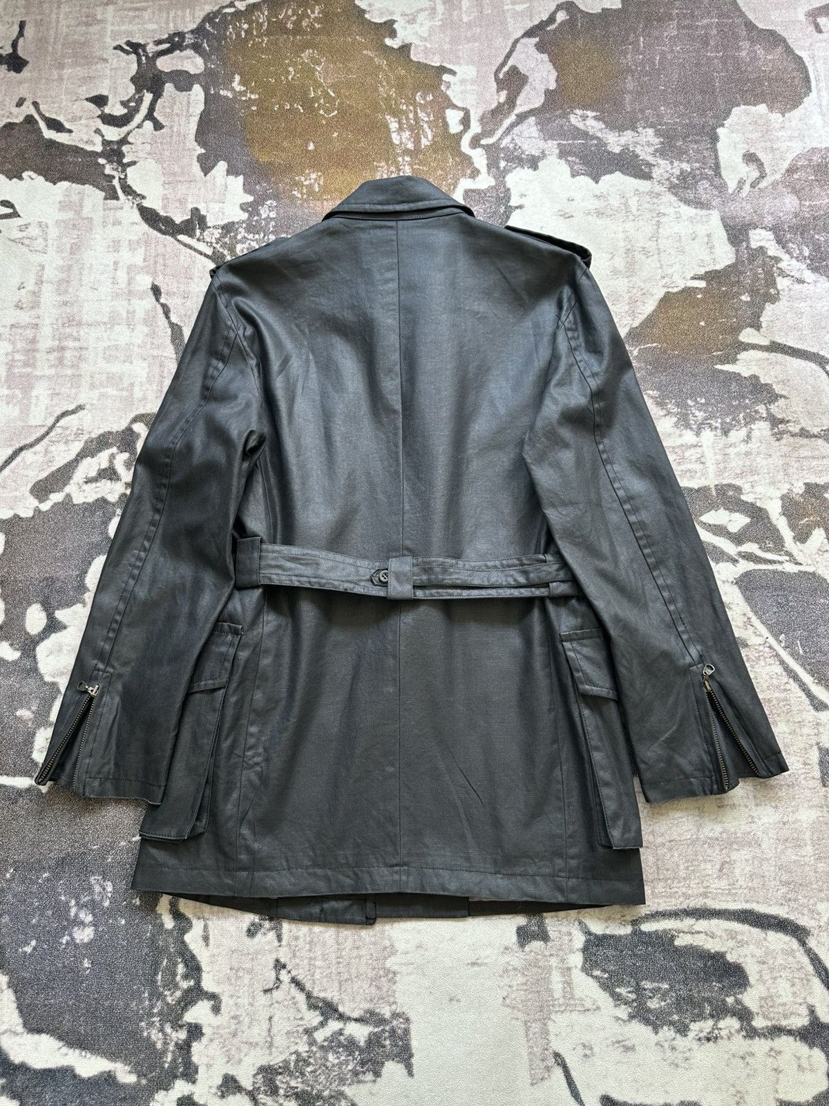 JUN MEN 80’s Junmen waxed trench coat Size US M / EU 48-50 / 2 - 8 Thumbnail