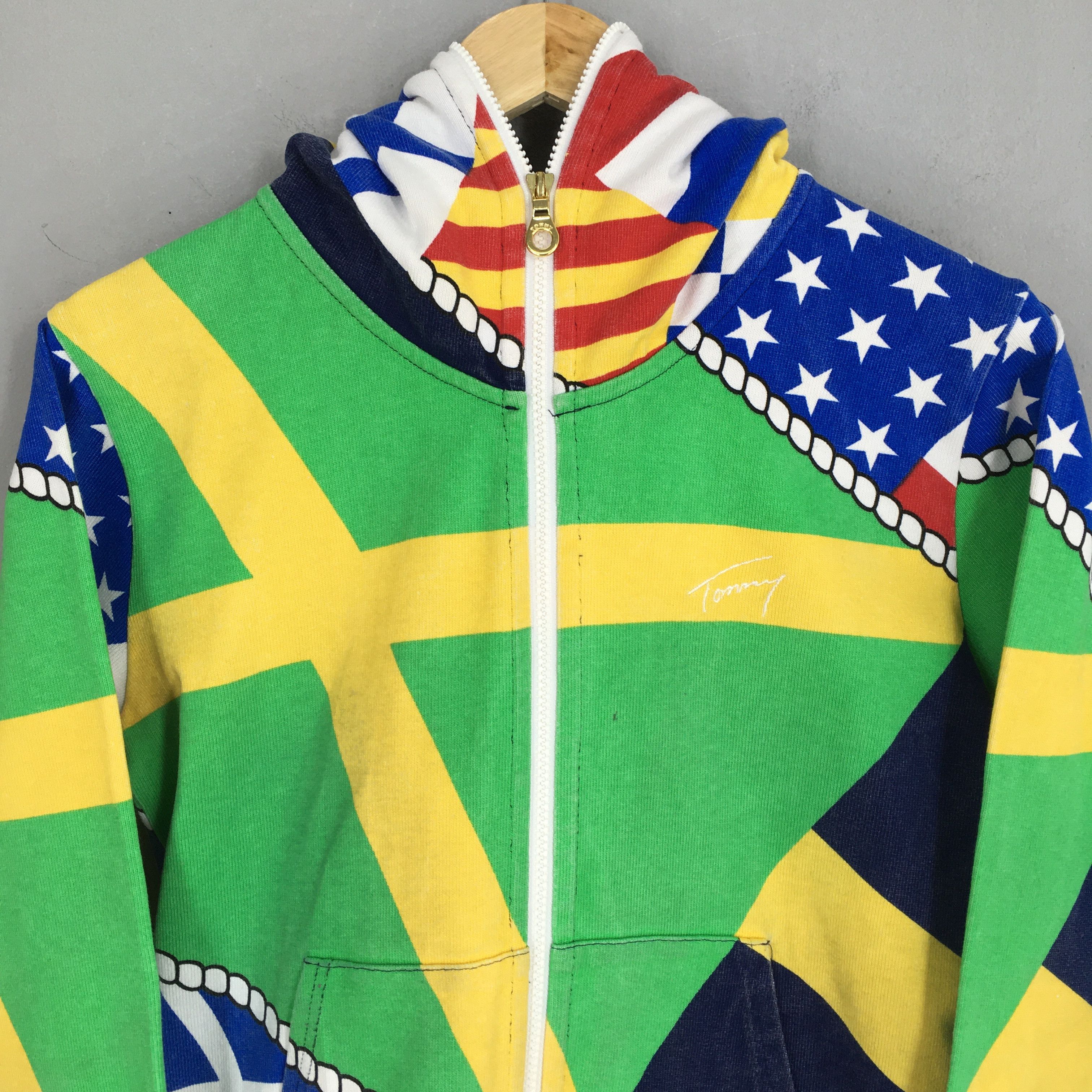 Tommy Hilfiger × Vintage Vintage Tommy Hilfiger Zipper Hoodie Small Size US S / EU 44-46 / 1 - 2 Thumbnail