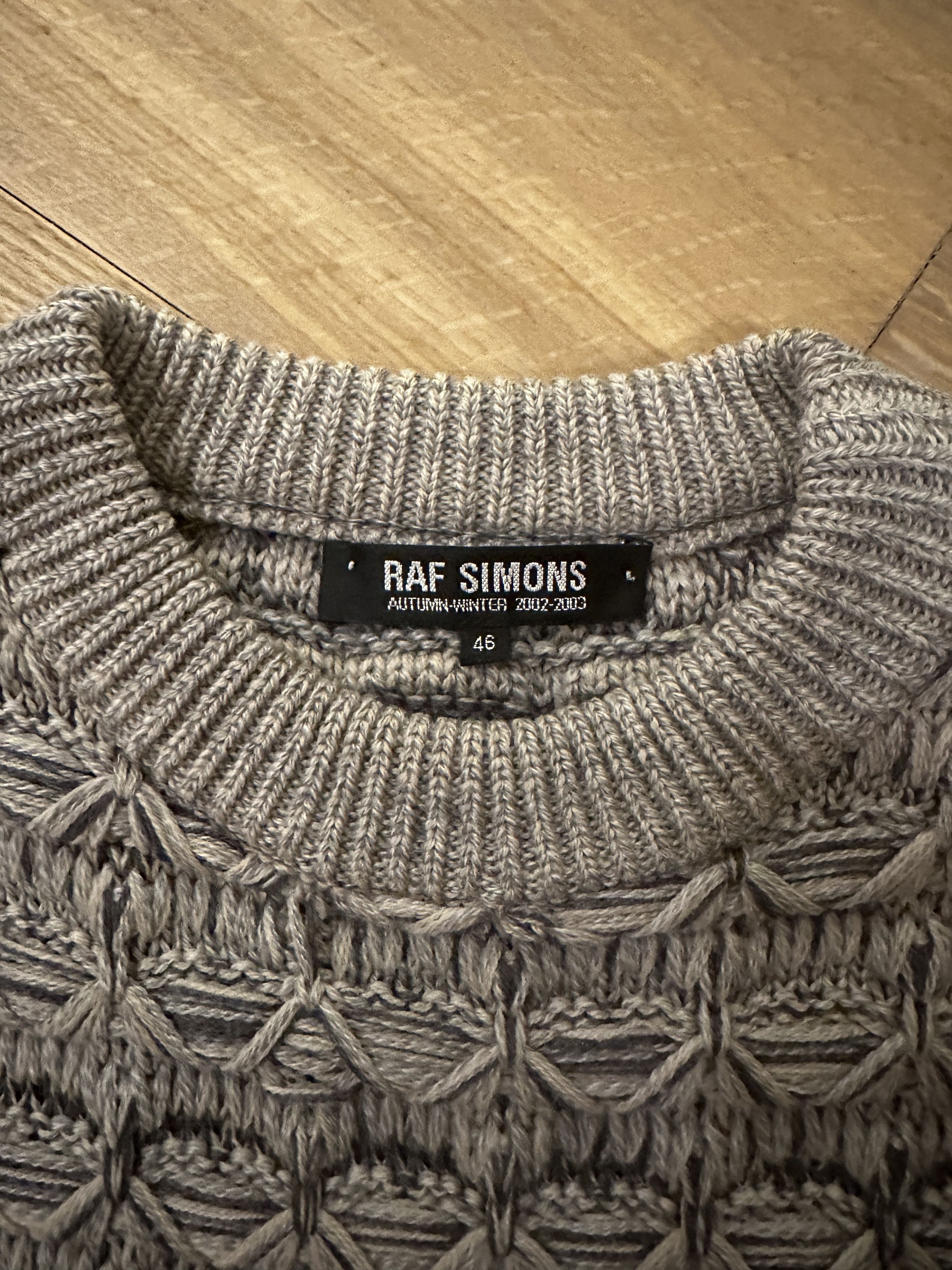 Raf Simons AW02 Virginia Creeper Forest Knit Sweater Size US S / EU 44-46 / 1 - 3 Thumbnail