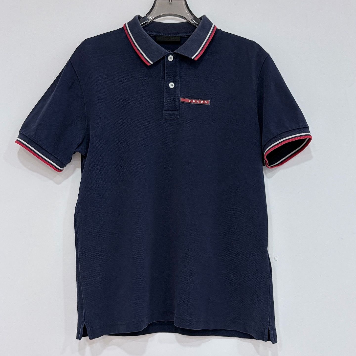 Prada Prada Logo Patch Polo Shirt Size M Size US M / EU 48-50 / 2 - 1 Thumbnail