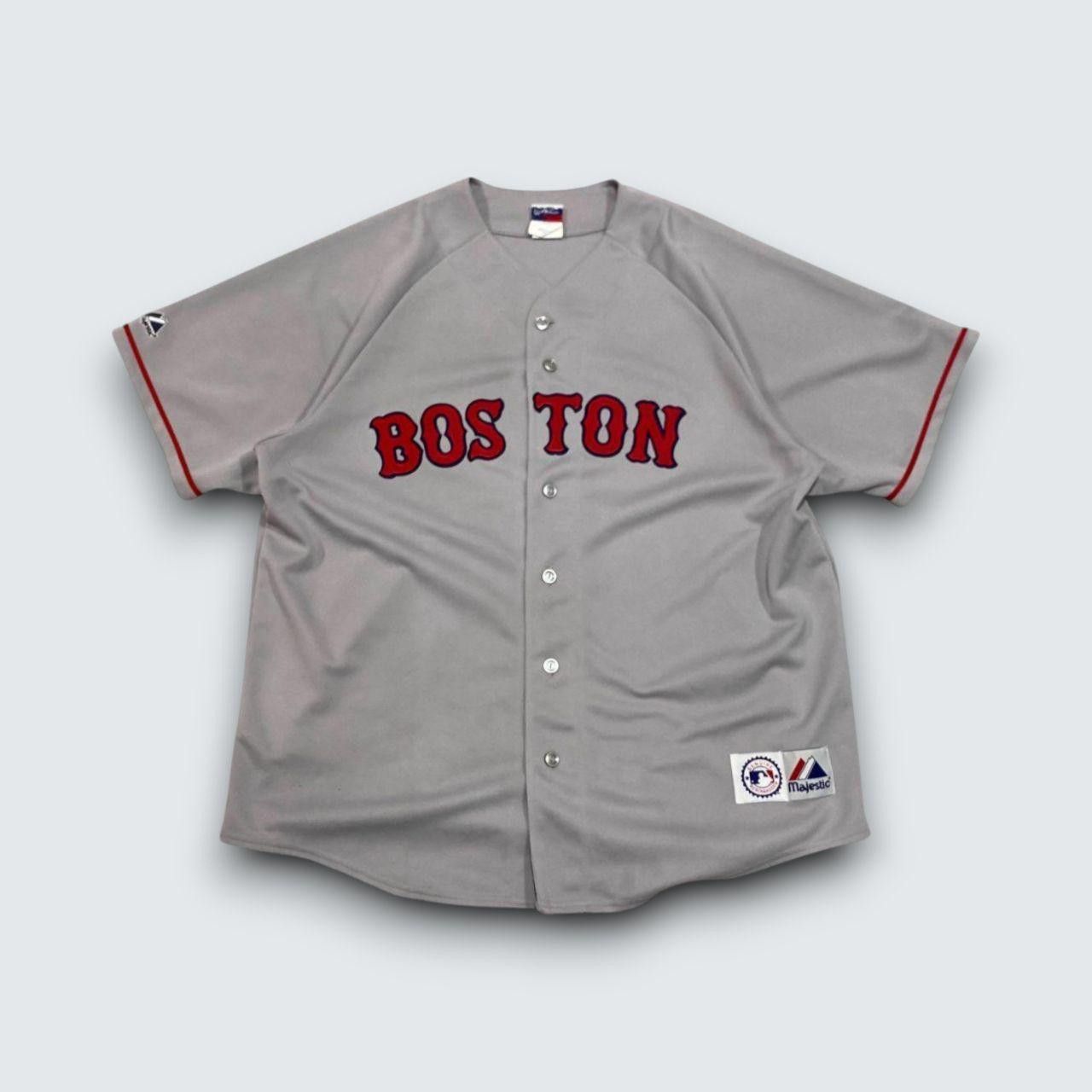Majestic Rare 90s Majestic Athletic Boston Red Sox Jersey Cream XL Size US XL / EU 56 / 4 - 1 Thumbnail