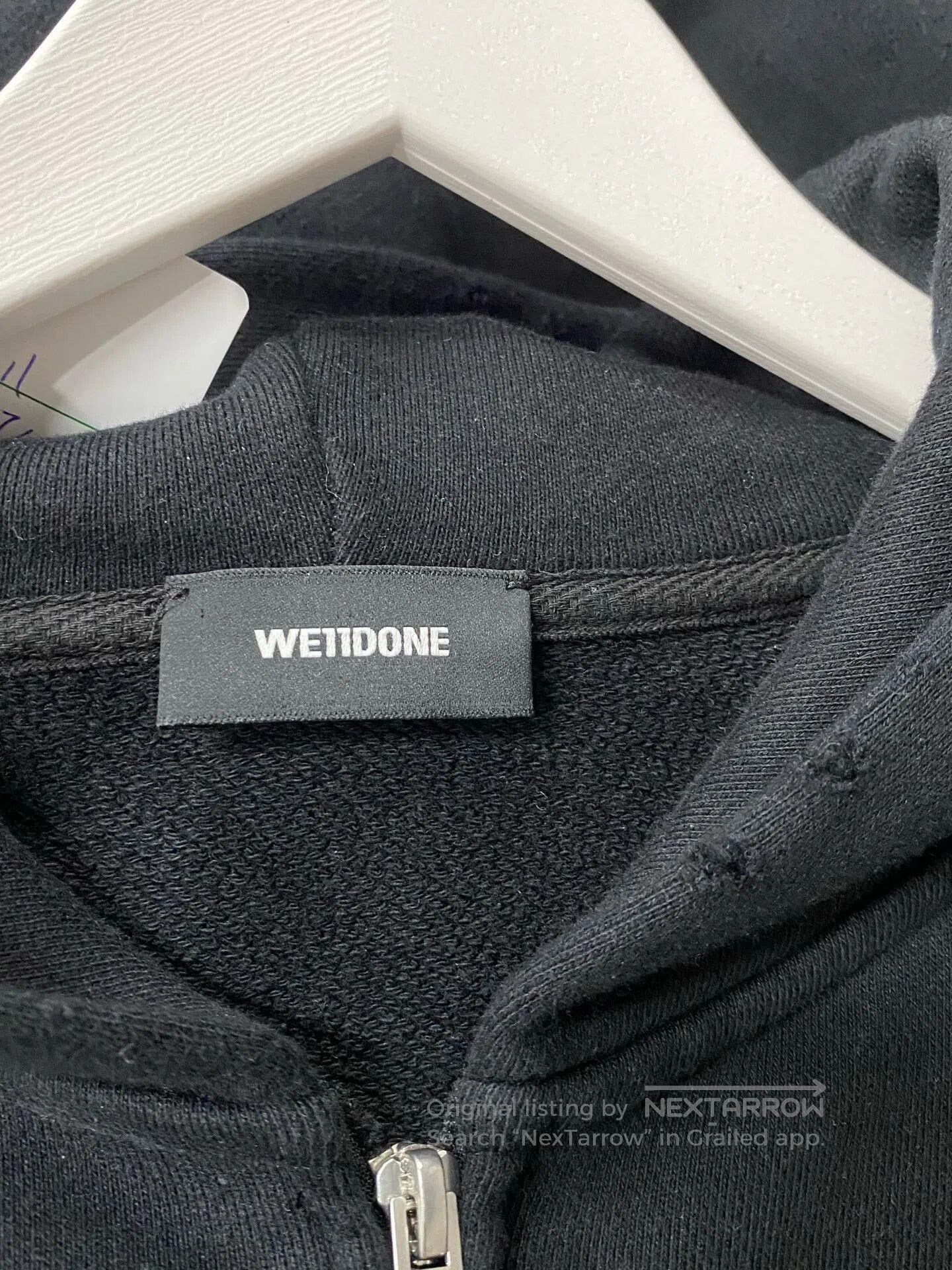 WE11DONE we11 done zip-up jacket in black. Size US S / EU 44-46 / 1 - 7 Thumbnail