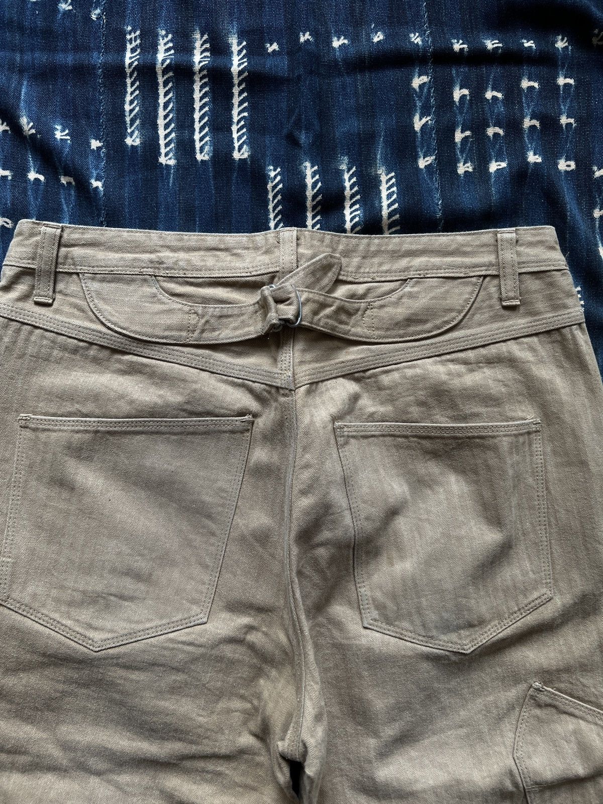 Vintage Workwear Herringbone Carpenter Pants Kapital RRL Visvim Size US 32 / EU 48 - 7 Thumbnail