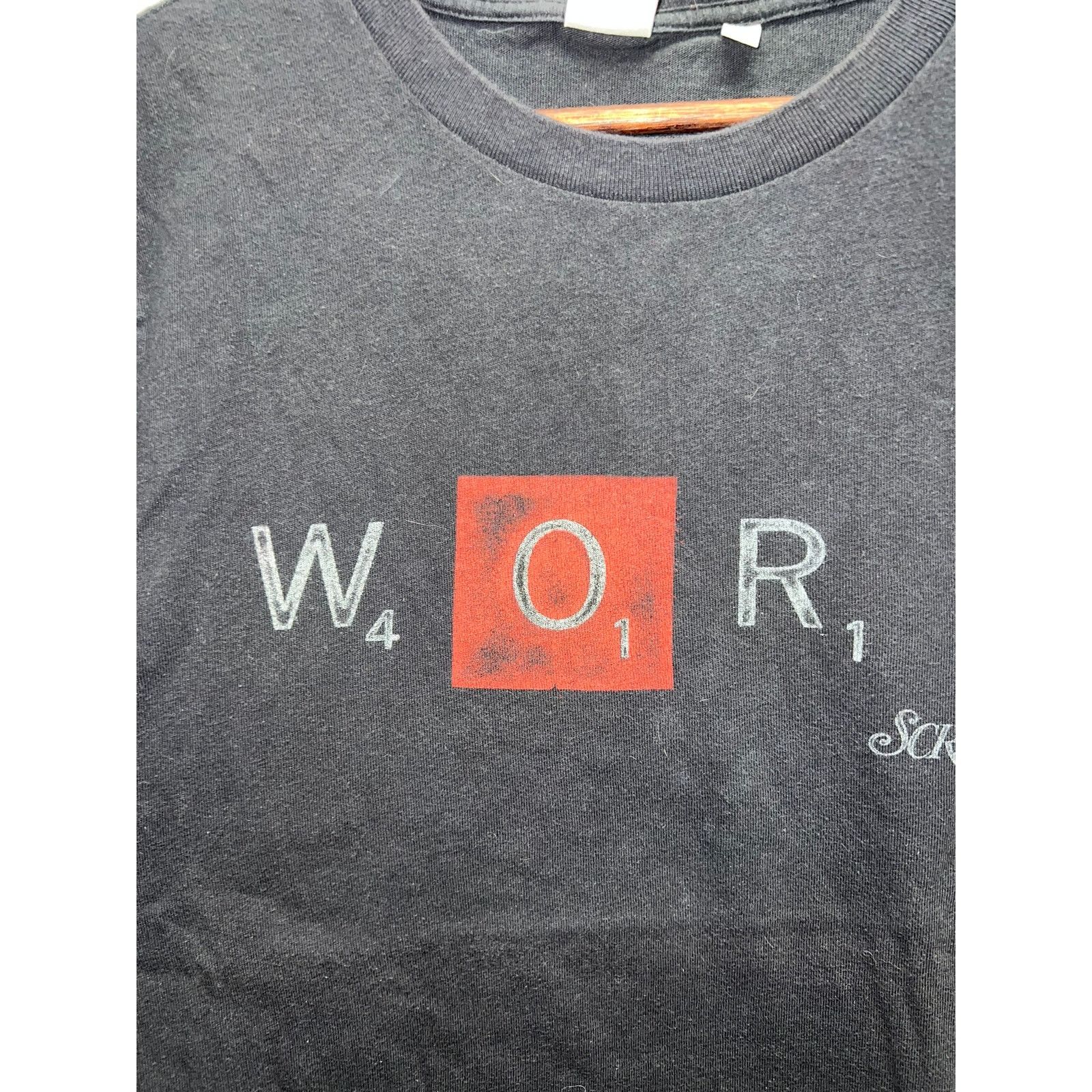 Junk Food Scrabble Word Shirt Junk Food Gray Board Game Gray Tee Small Size US S / EU 44-46 / 1 - 3 Thumbnail
