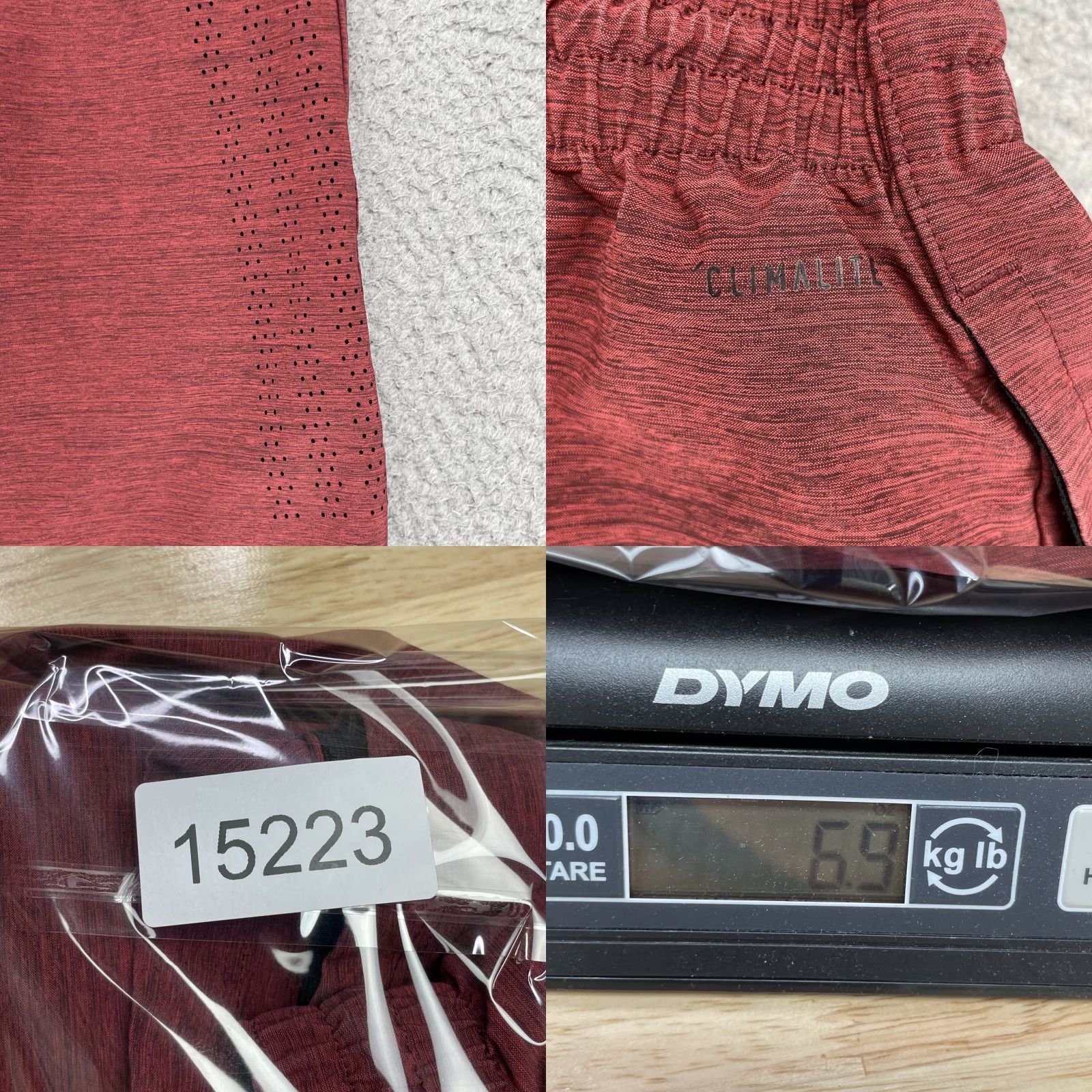 Adidas Adidas Basketball Short Men's M Red 90s Training Sportswear Running Gym Athletic Mens Size US 31 - 8 Thumbnail