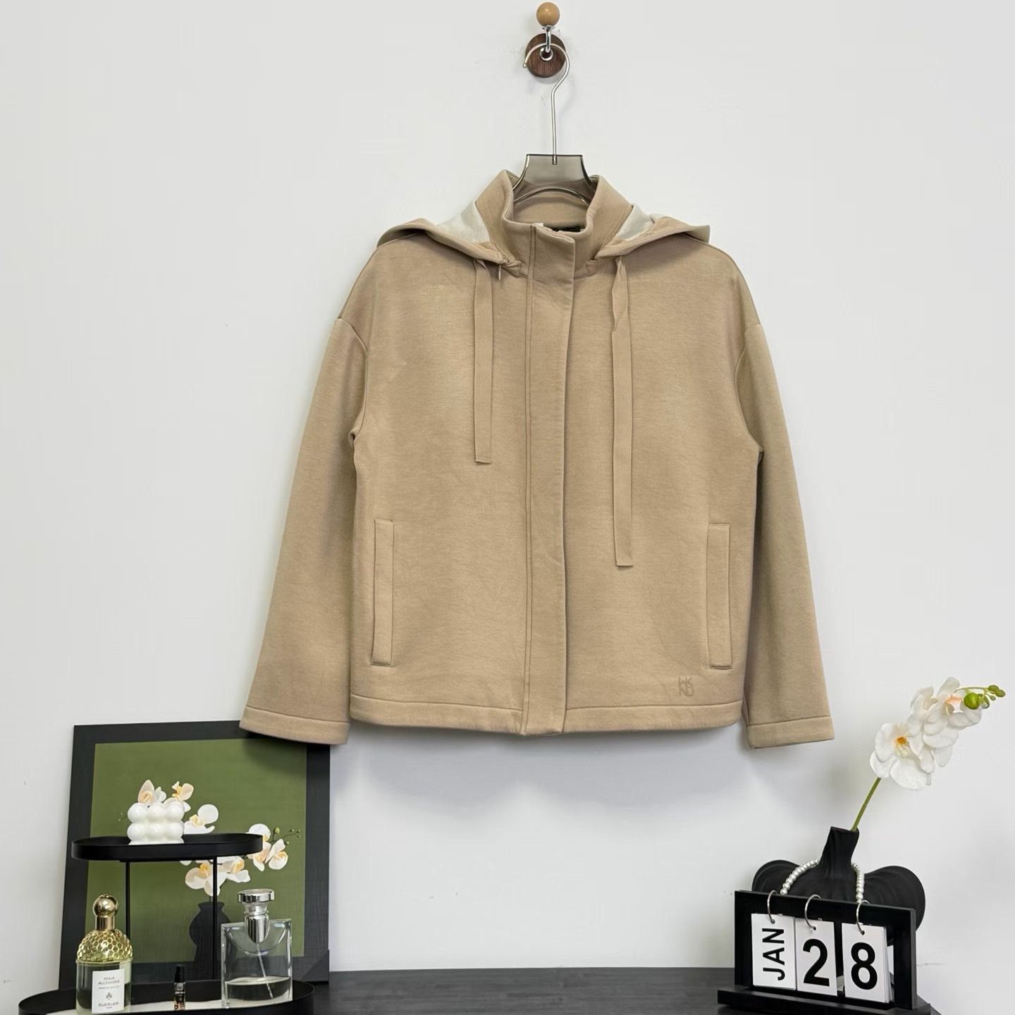 Japanese Brand Maxmara Weekend Zipper Hoodie Coat Size M / US 6-8 / IT 42-44 - 1 Thumbnail