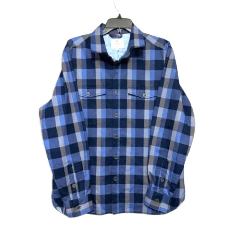 Other Con.Struct Collared Shirt Plaid Button Down Blue/Black NWOT Size US L / EU 52-54 / 3 - 1 Thumbnail
