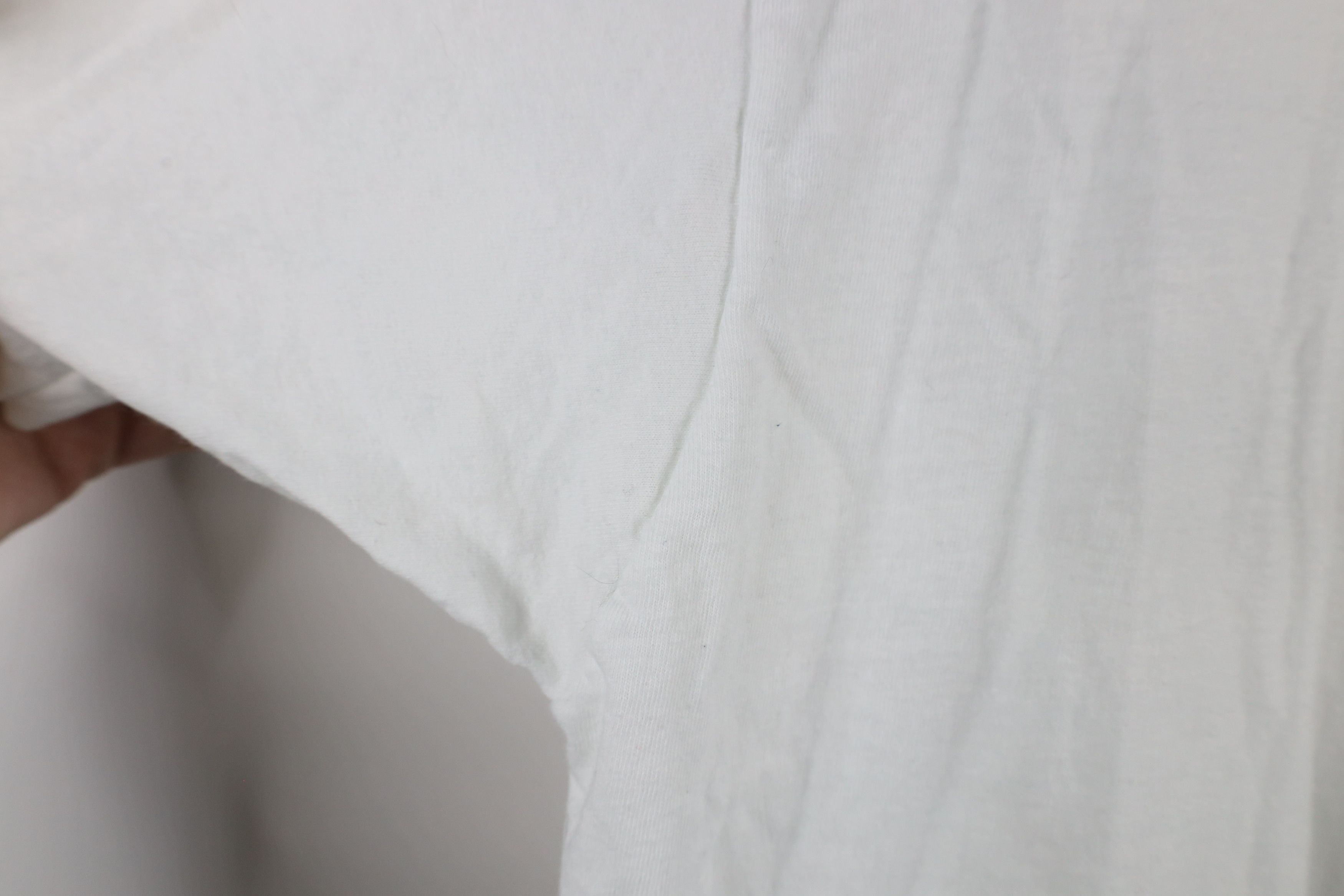 Vintage Vintage 80s 90s Streetwear Blank Cotton T-Shirt White USA Size US M / EU 48-50 / 2 - 7 Thumbnail