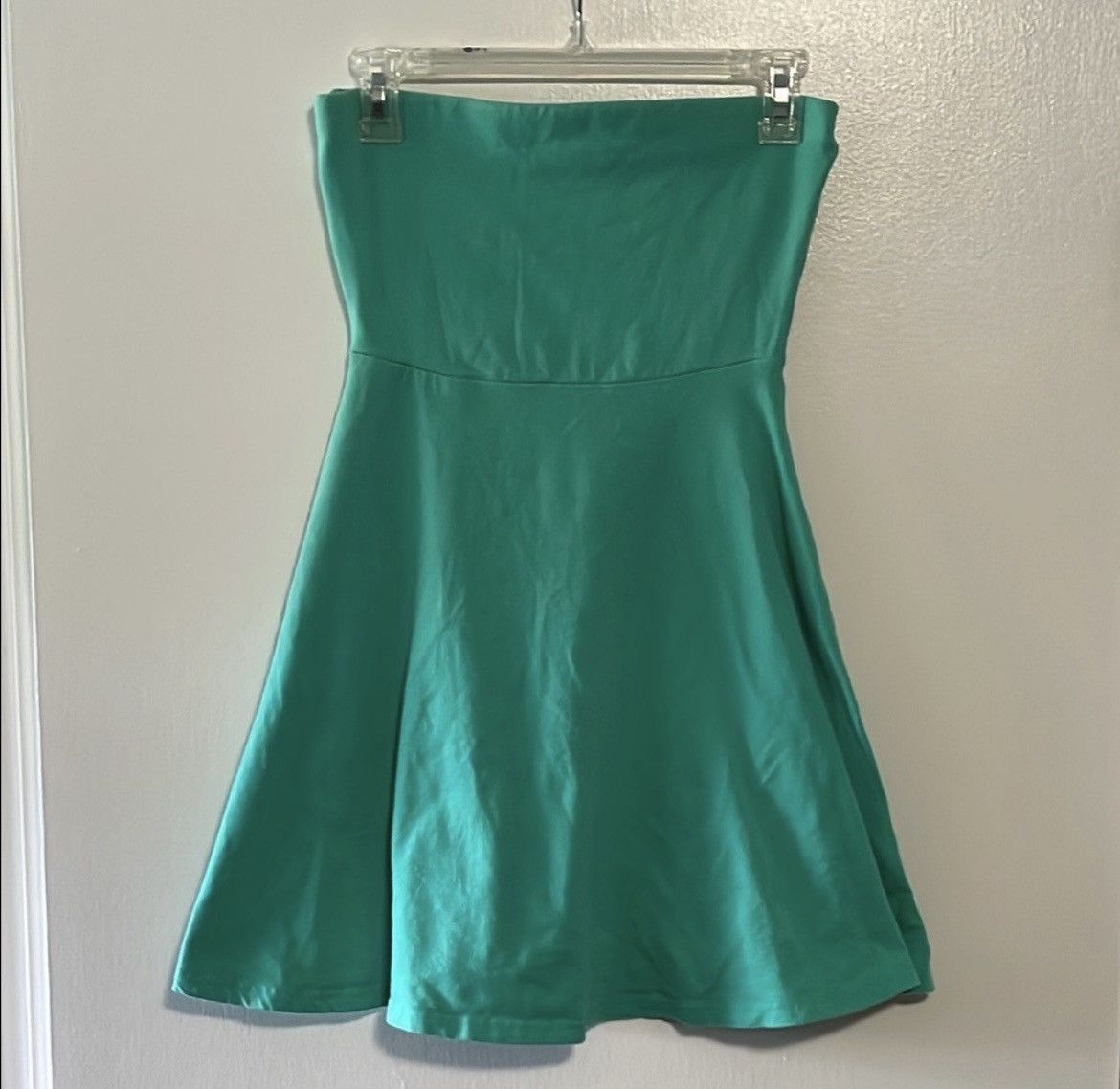 Express Express Teal Strapless Dress Size S / US 4 / IT 40 - 1 Thumbnail