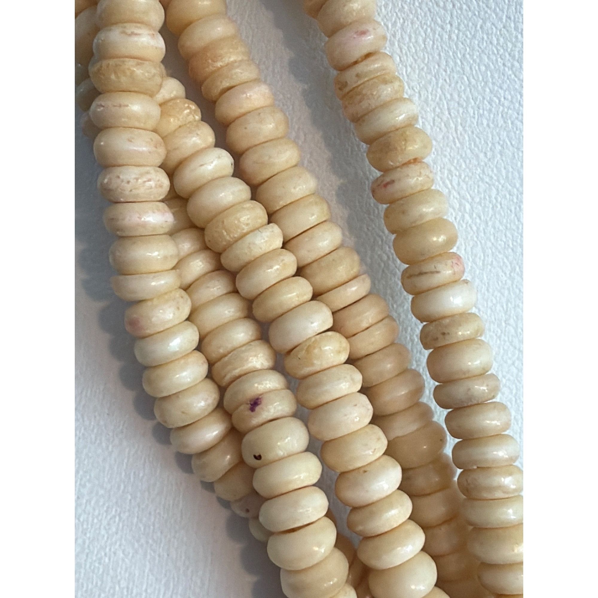 Other Vintage Bovine Bone Etched Pendant Necklace Beads Elephant L Size ONE SIZE - 3 Thumbnail