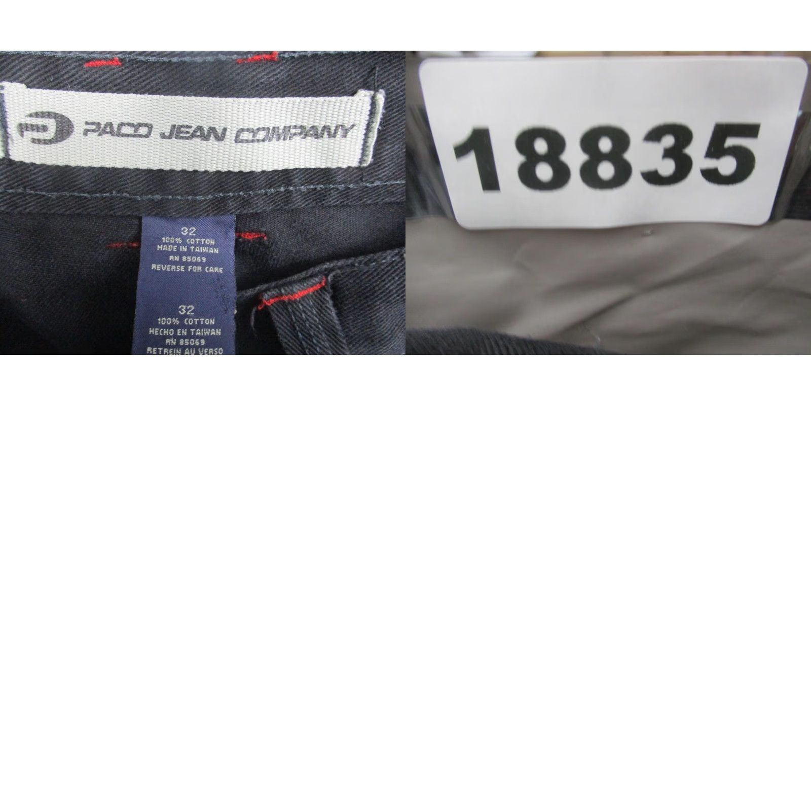Vintage Paco Jean Company Cargo Shorts Mens 32 Black Denim Utility Pockets Cargo Shorts Mens Black Denim Workwear Relaxed Fit 12in Inseam Size US 32 / EU 48 - 9 Thumbnail