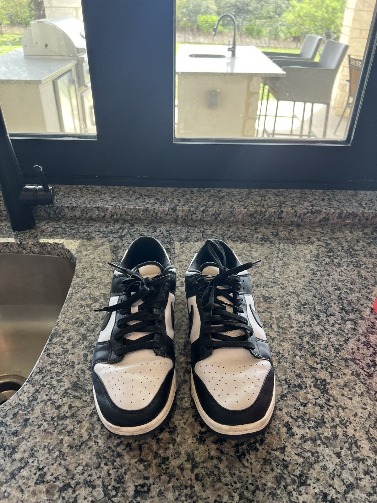 Nike 2021 Dunk Low 'Black White' 🐼 Size US 11 / EU 44 - 4 Thumbnail