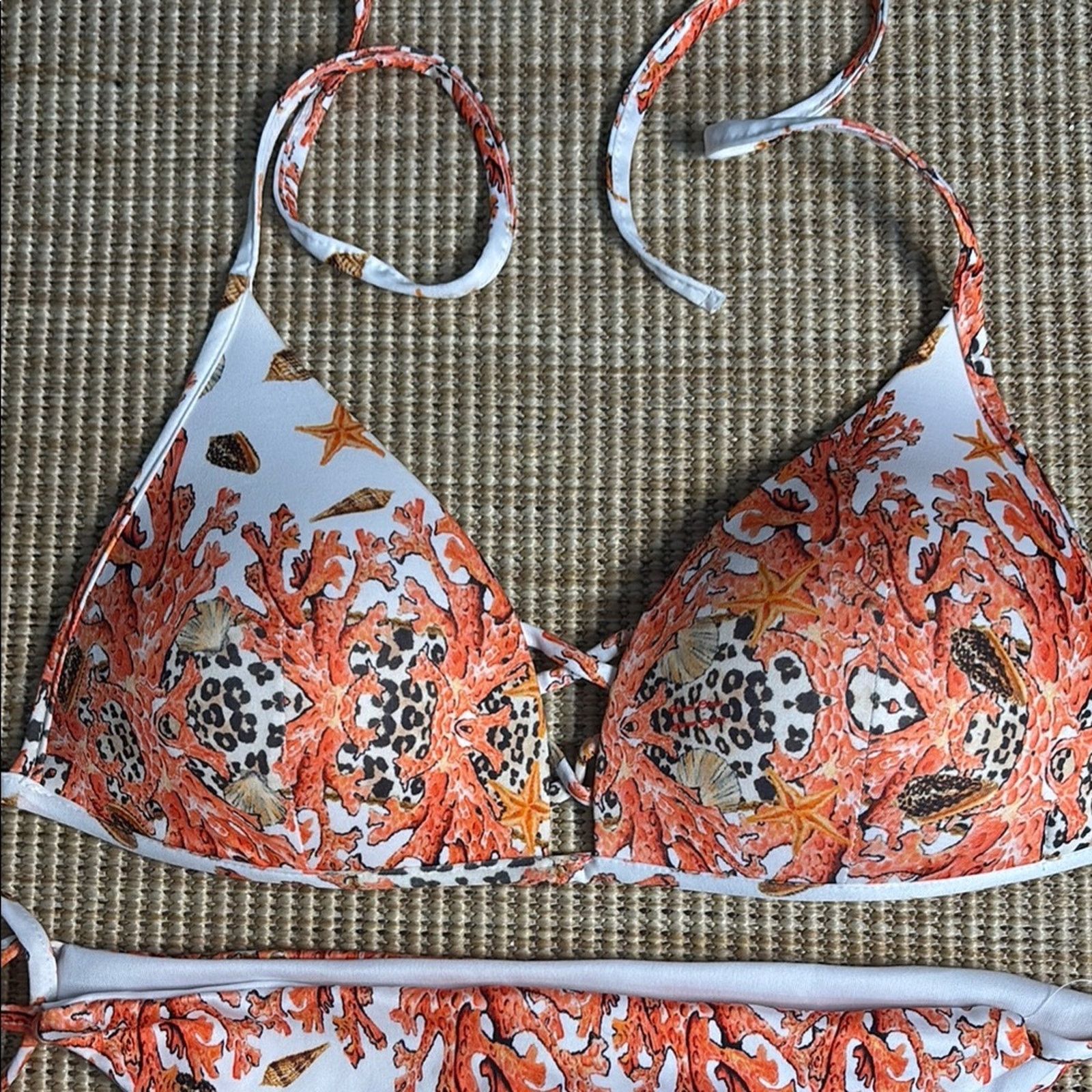 Other NWT Antica Sartoria Positano Vibrant Print Bikini Set L Size ONE SIZE - 4 Thumbnail