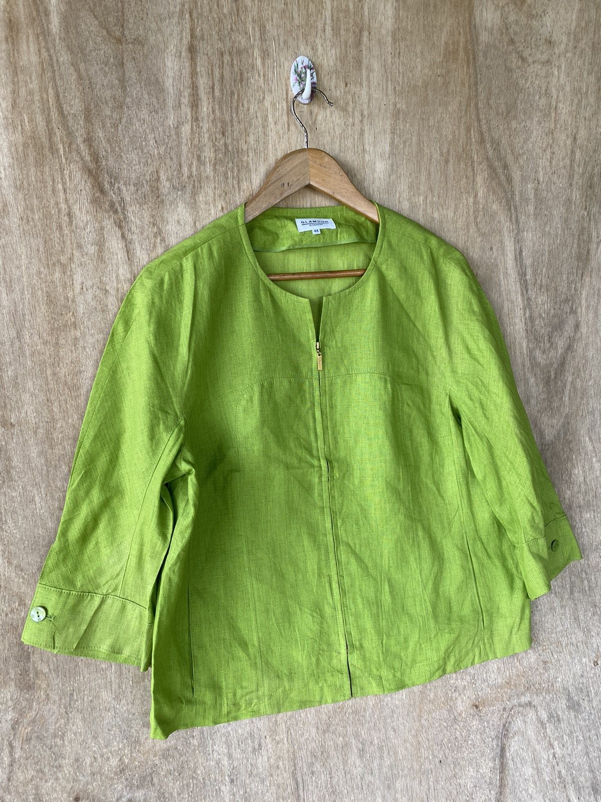 Givenchy 👘SALE👘GLAMOUR BY GIVENCHY LINEN FABRIC MADE IN JAPAN Size M / US 6-8 / IT 42-44 - 3 Thumbnail
