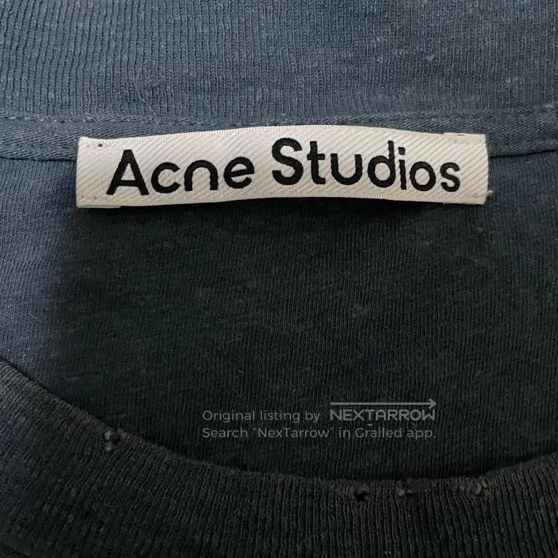Acne Studios Acne Studios Letter printing to make old short-sleeved T-s Size US XL / EU 56 / 4 - 3 Thumbnail