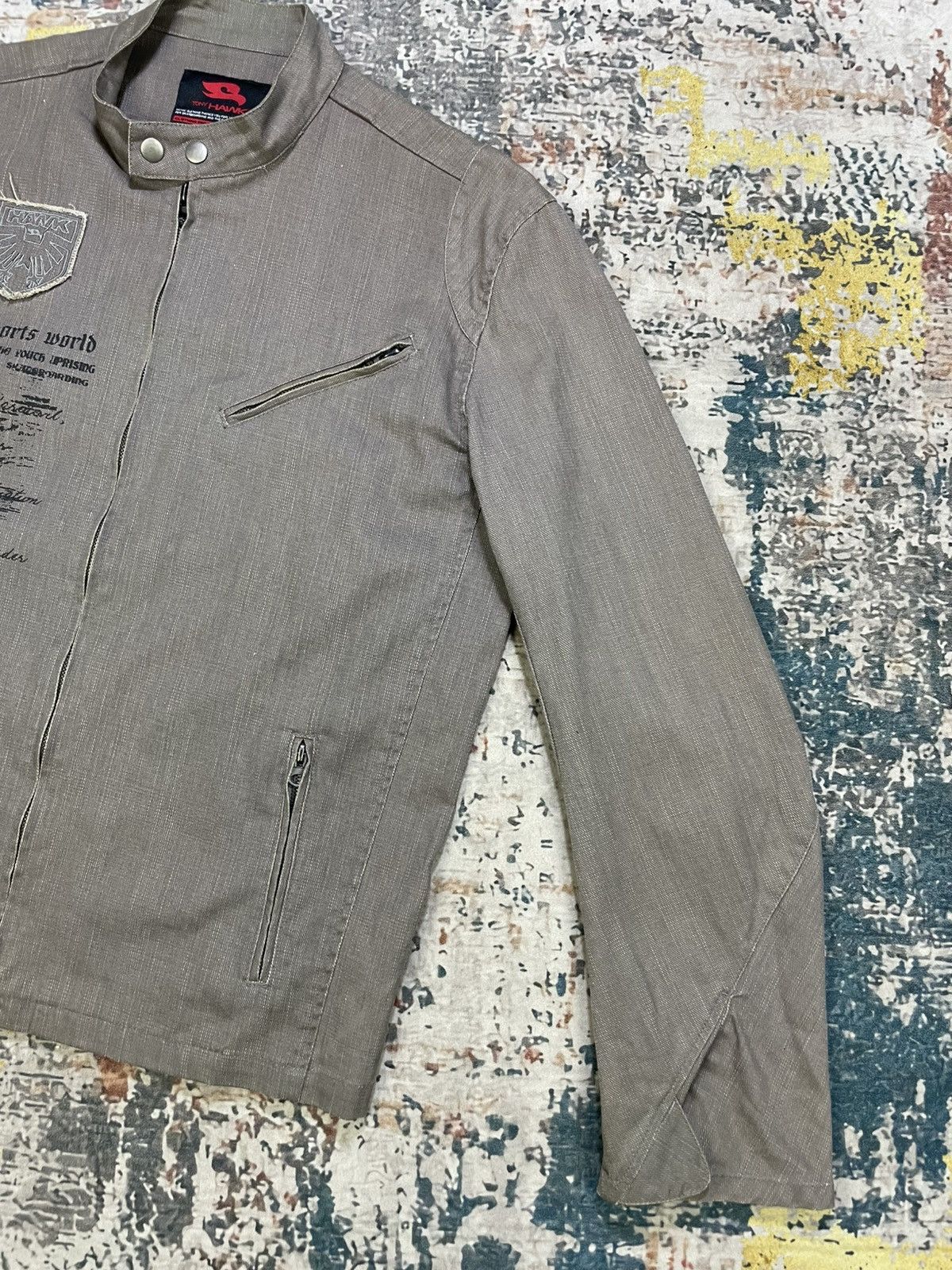 Tony Hawk Y2k Tony Hawk Skateboards Zip Up Jacket Size US M / EU 48-50 / 2 - 2 Thumbnail