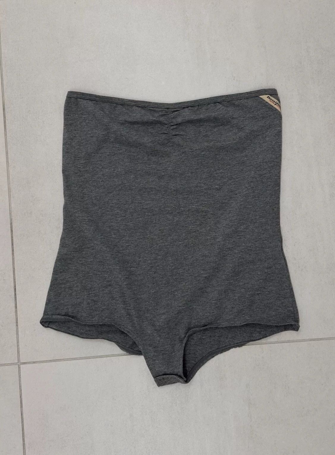 Diesel × Vintage Diesel Strapless Bodysuit Tube Top Gray Size M Size M / US 6-8 / IT 42-44 - 6 Thumbnail
