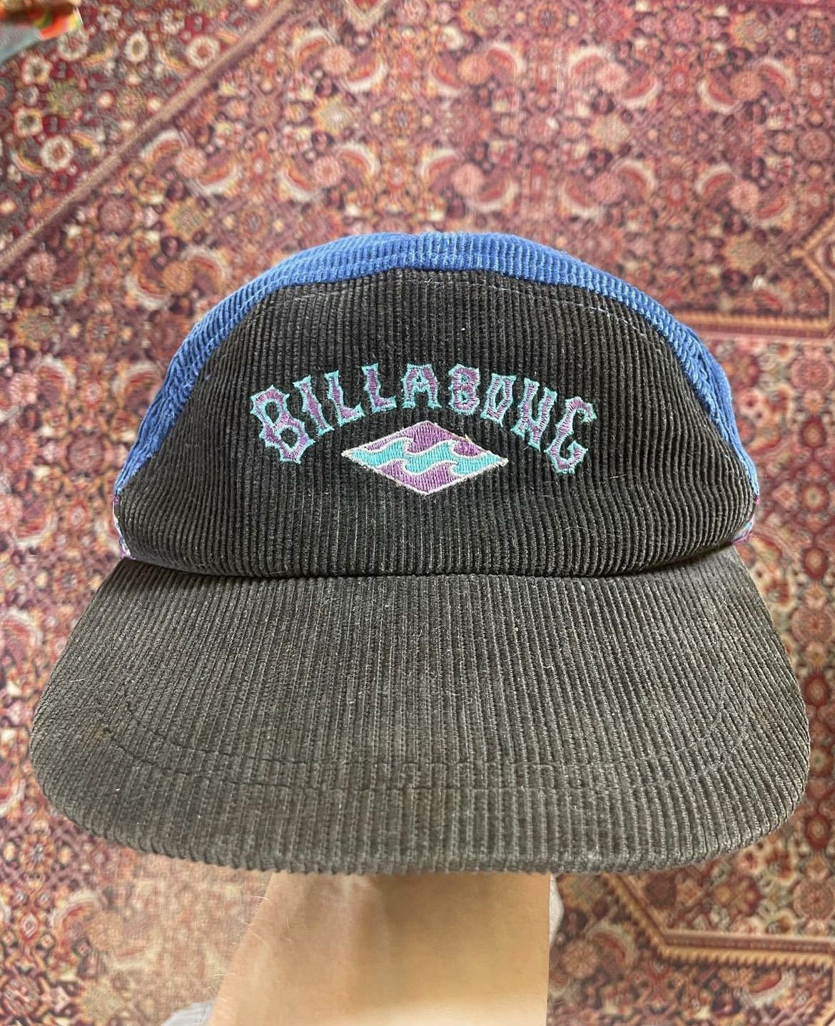 帽子 90s vintage billabong made in USA Vintage 1990s Billabong Surfing Embroidered Spell Out Logo Made in
