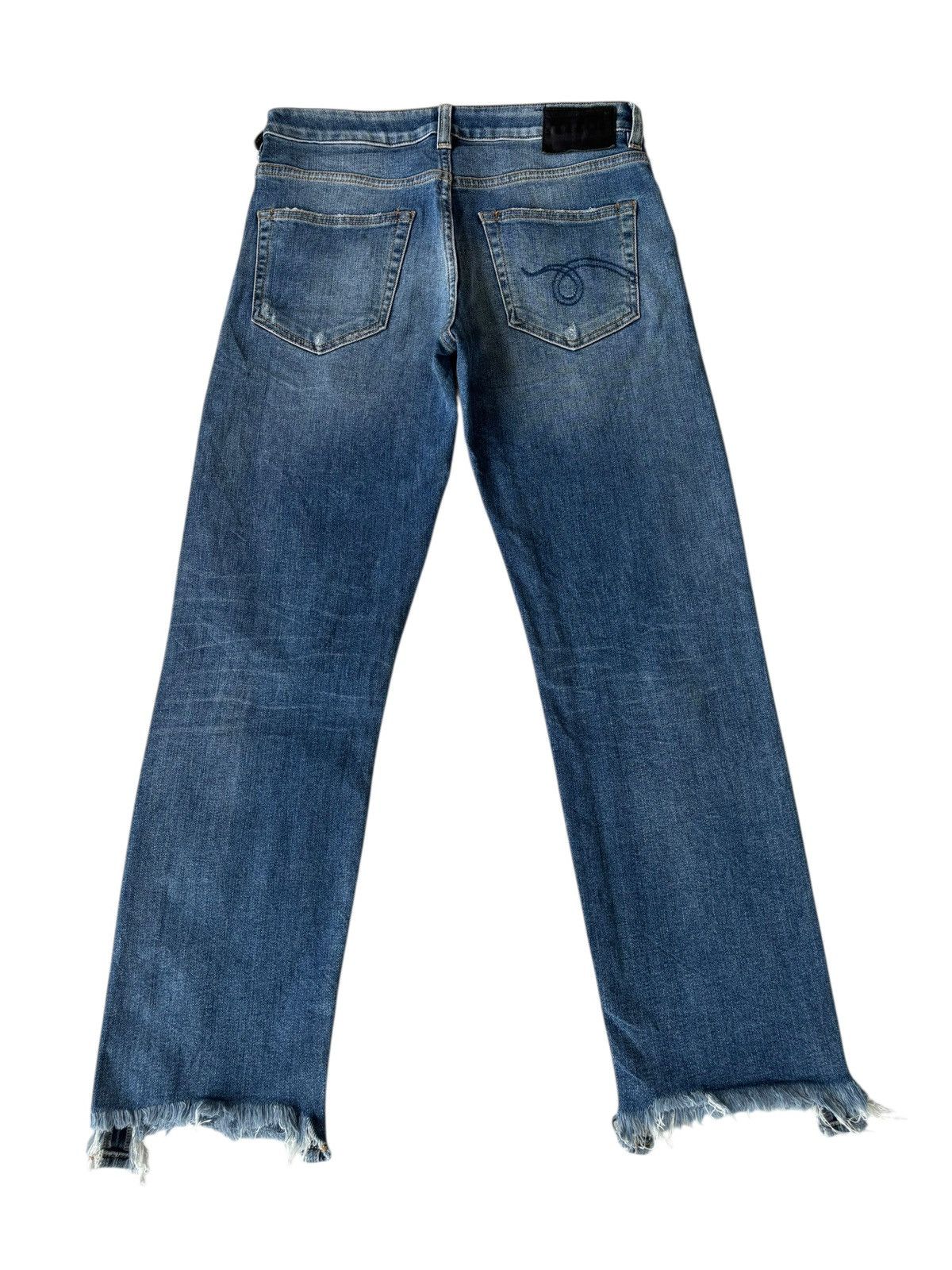 R13 🔥R13 STRAIGHT BOY DISTREESED DENIM JEANS Size 27" / US 4 / IT 40 - 7 Thumbnail