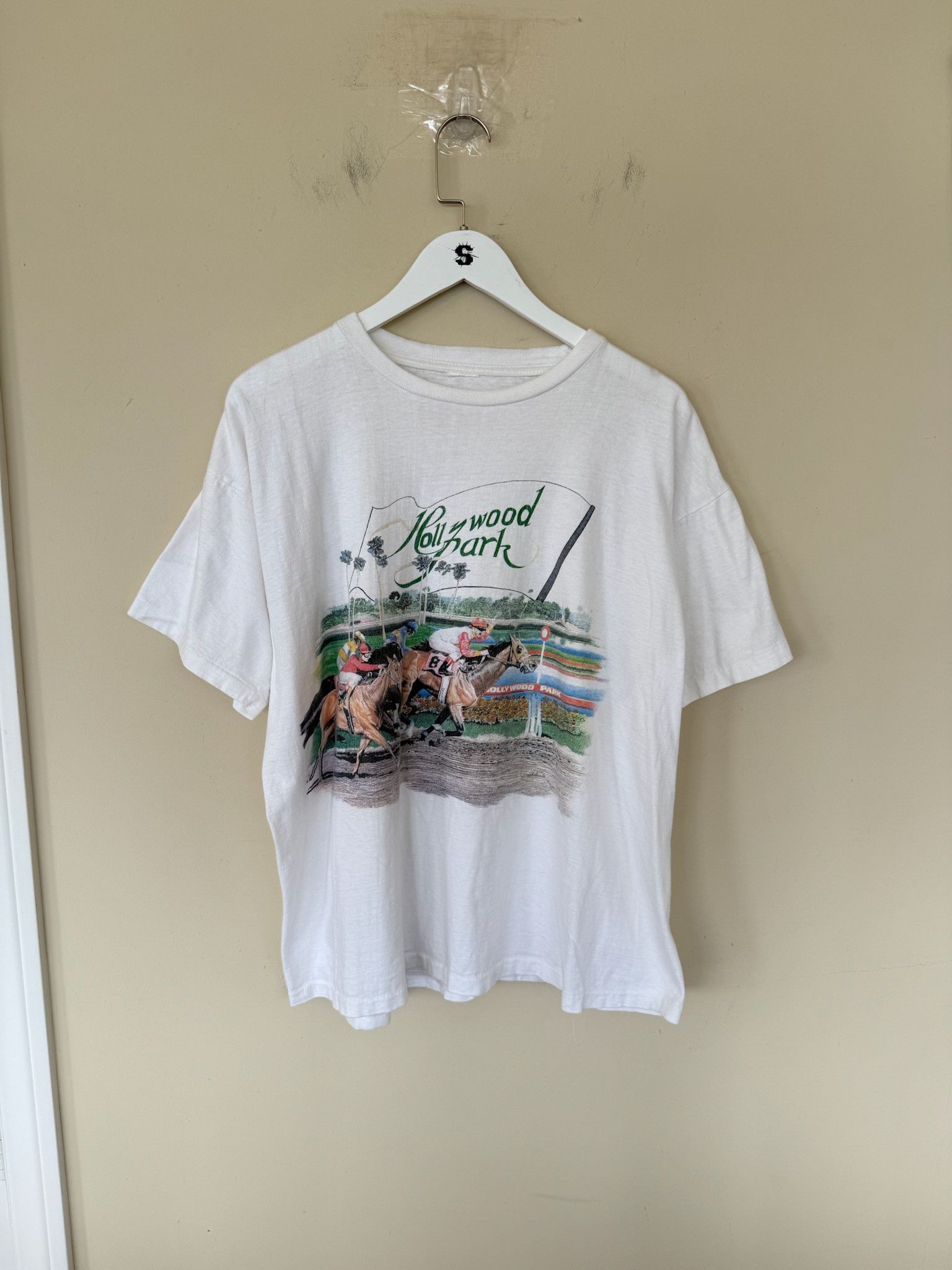 Vintage Hollywood Park Tee Size US XL / EU 56 / 4 - 1 Thumbnail