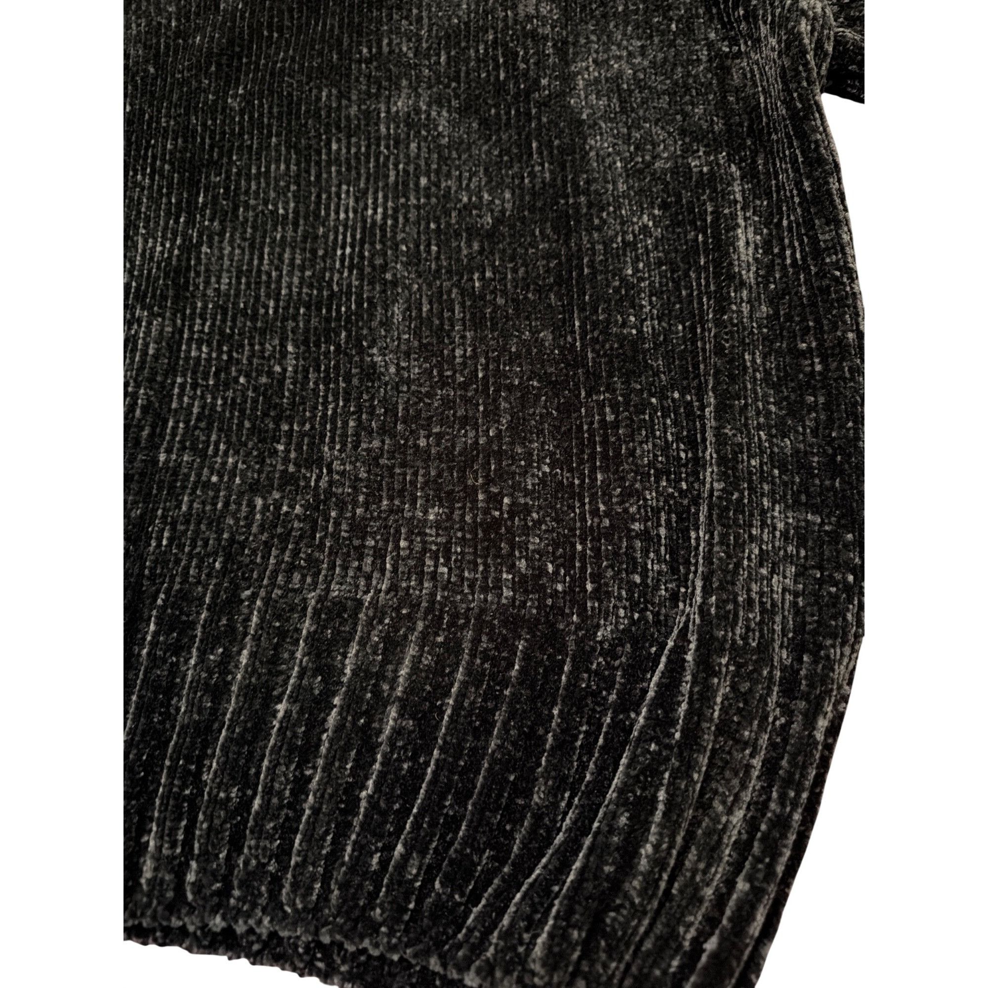 Cynthia Rowley Cynthia Rowley Black Chenille Mockneck Sweater Silver Should Size S / US 4 / IT 40 - 2 Thumbnail