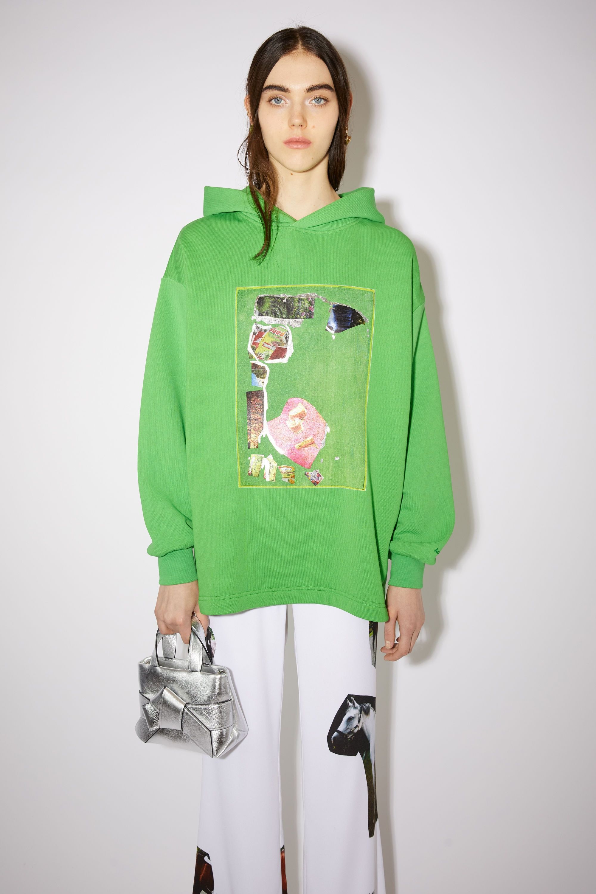 Acne Studios o1y0725 Hoodie in Green Size XXS / US 00 / IT 34 - 4 Thumbnail