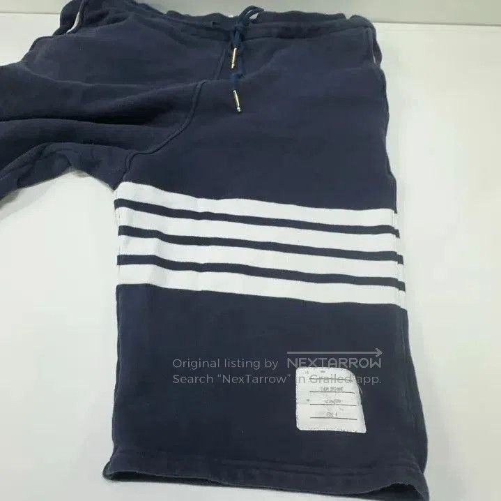 Thom Browne Thom Browne Classic Stripe Sweatpants for Men. Size US 30 / EU 46 - 7 Thumbnail