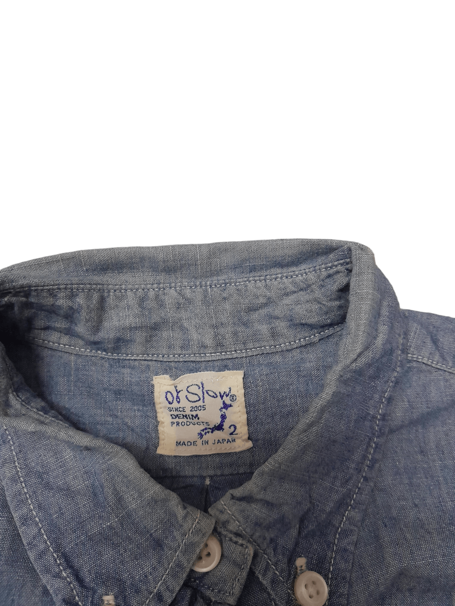 Orslow Orslow Denim Shirt Japan (F315) Size S / US 4 / IT 40 - 3 Thumbnail