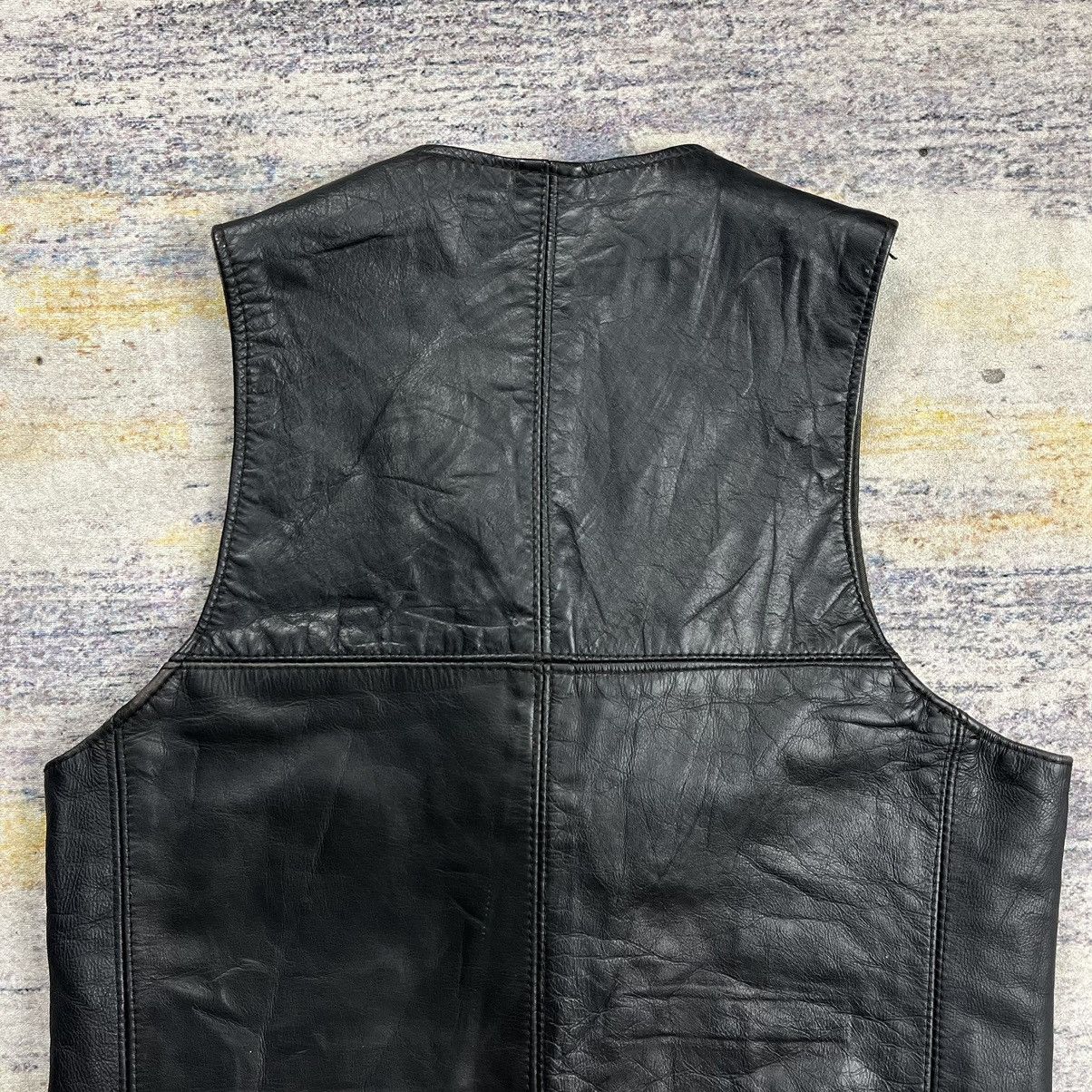 Aero Leathers Vintage 70s The Transatlantic clothing leather vest talon Size US M / EU 48-50 / 2 - 11 Thumbnail