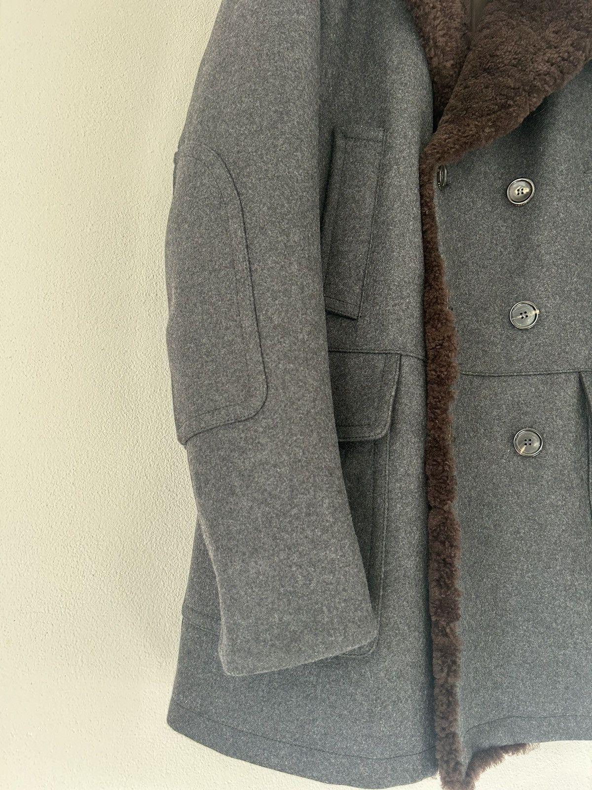 Gucci Gucci Shearling Wool Coat Size US L / EU 52-54 / 3 - 8 Thumbnail