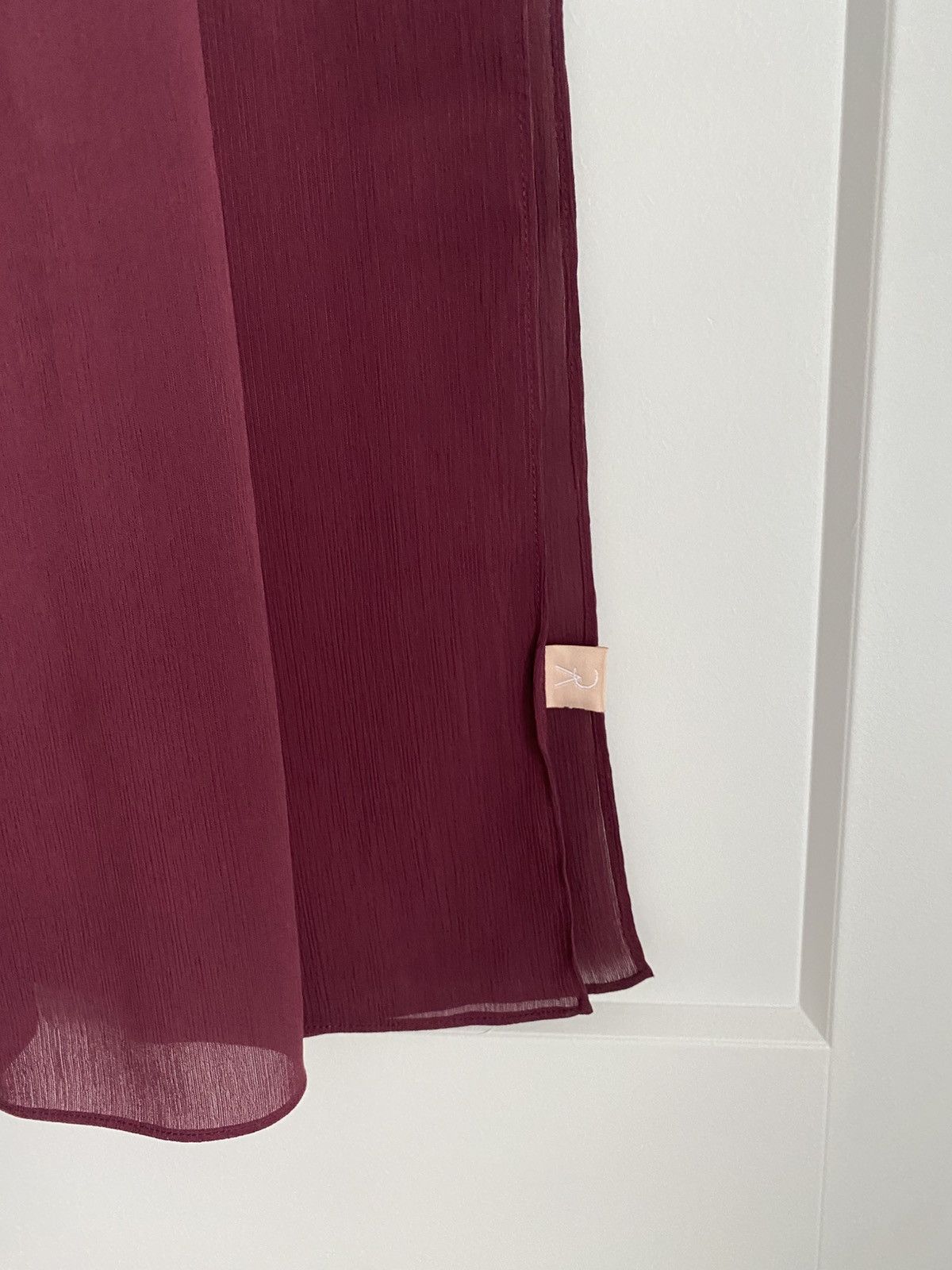 Other VOILE CHIC Chiffon Deep Burgundy Hijab Scarf For Women Size ONE SIZE - 3 Thumbnail