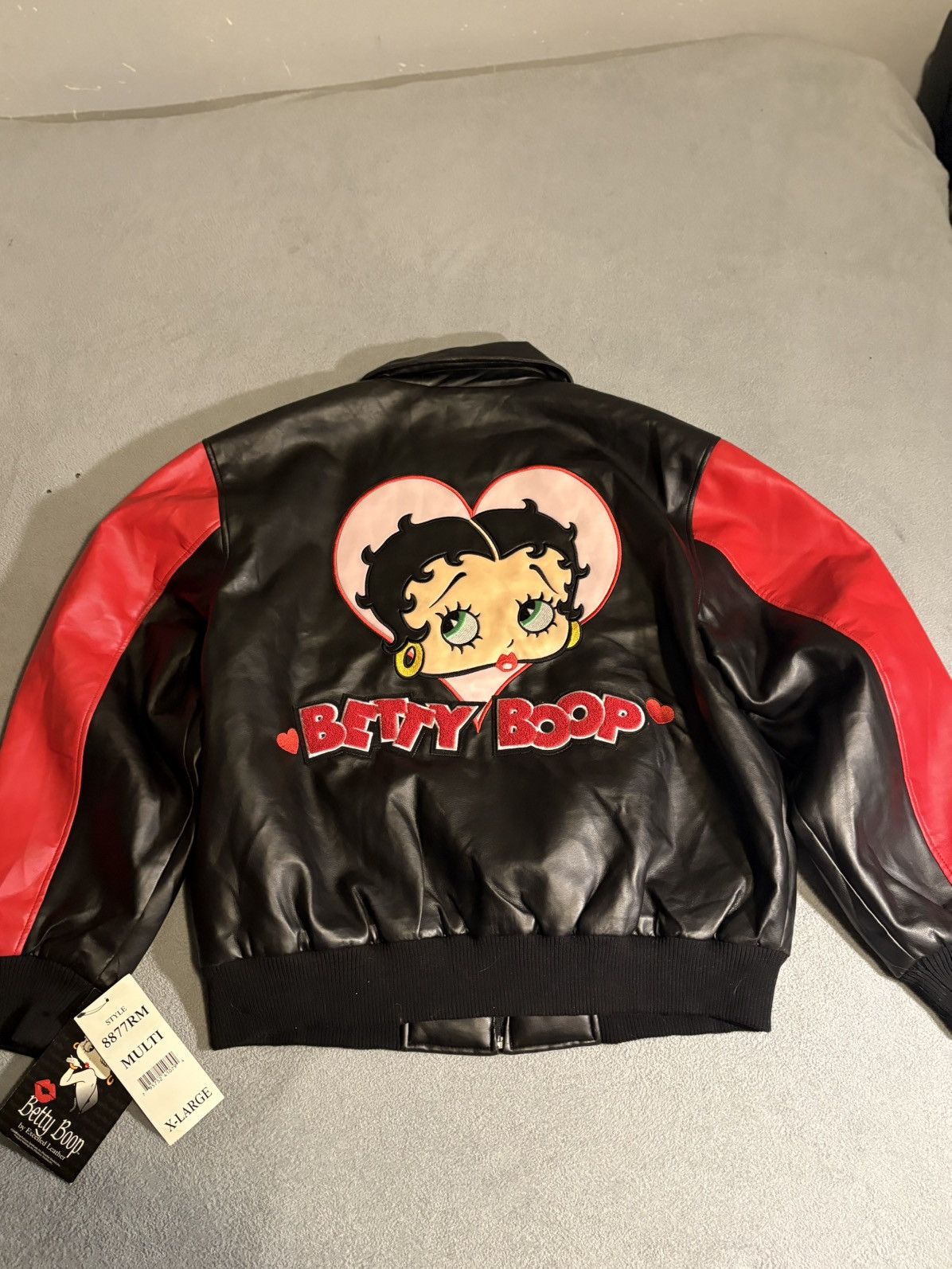 Excelled × Vintage NWT Vintage Betty Boop Leather Jacket XL Size US XL / EU 56 / 4 - 5 Thumbnail