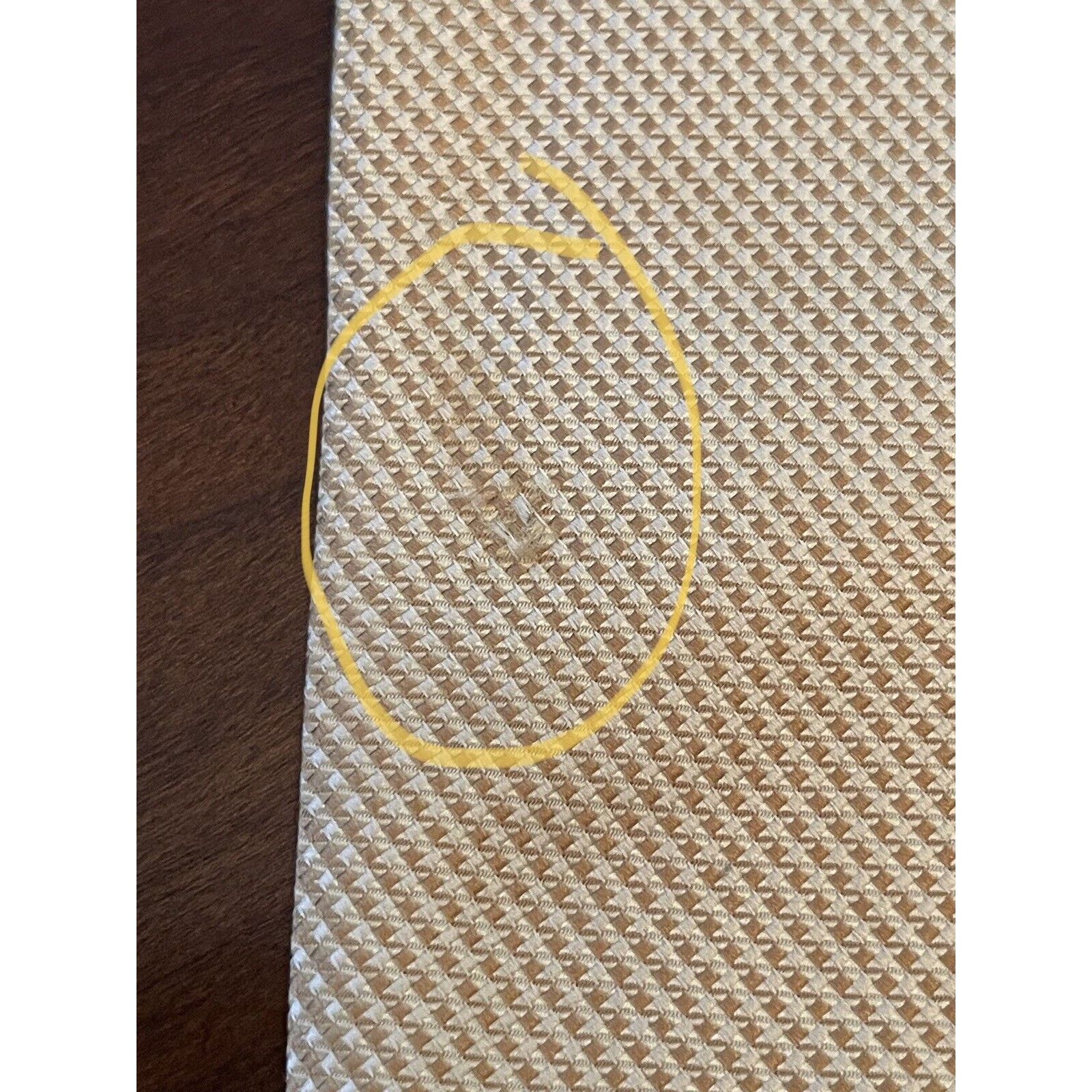 Michael Kors Michael Michael Kors Gold 100% Silk Made In China Size ONE SIZE - 2 Thumbnail