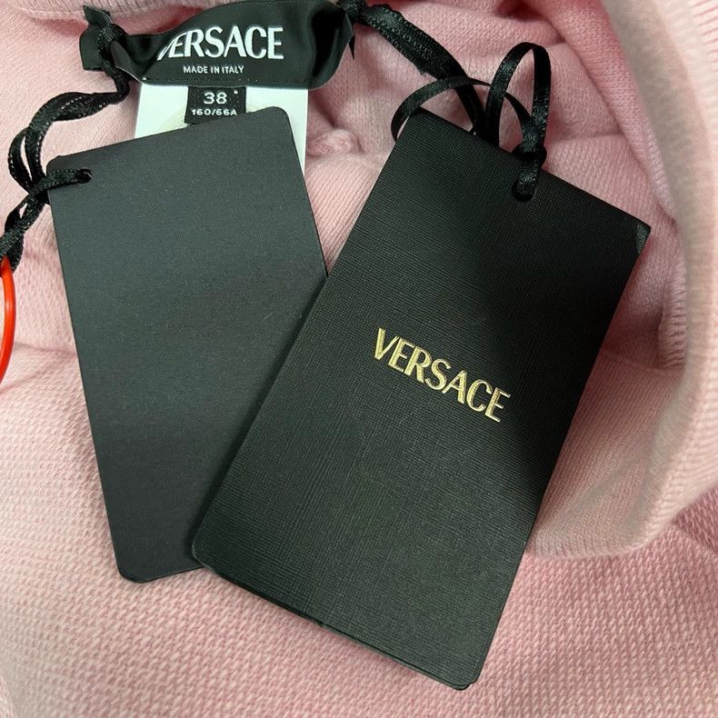 Versace Versace Medusa avatar pink knitted sweatshirt Size S / US 4 / IT 40 - 8 Thumbnail