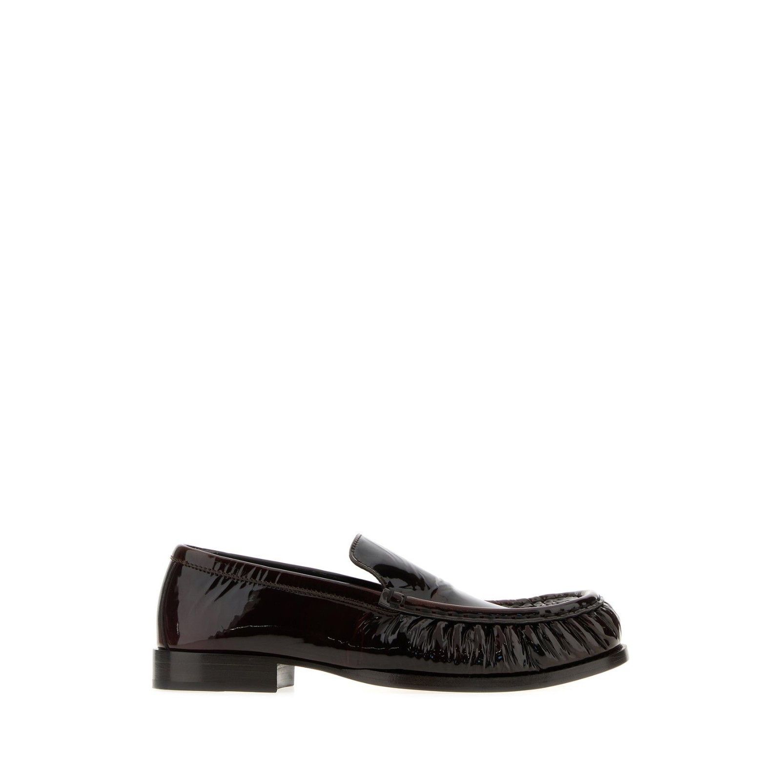 Prada DRIES VAN NOTEN Brown Leather Loafers New & Authentic (Women Size US 11 / IT 41 - 1 Thumbnail