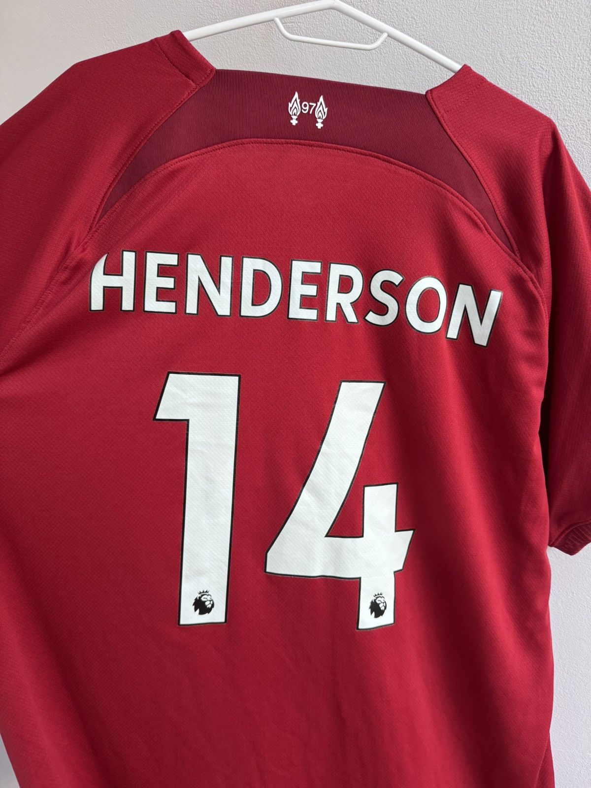 Nike Liverpool 2022 2023 Henderson Football Shirt Soccer Jersey Size US XXL / EU 58 / 5 - 16 Thumbnail