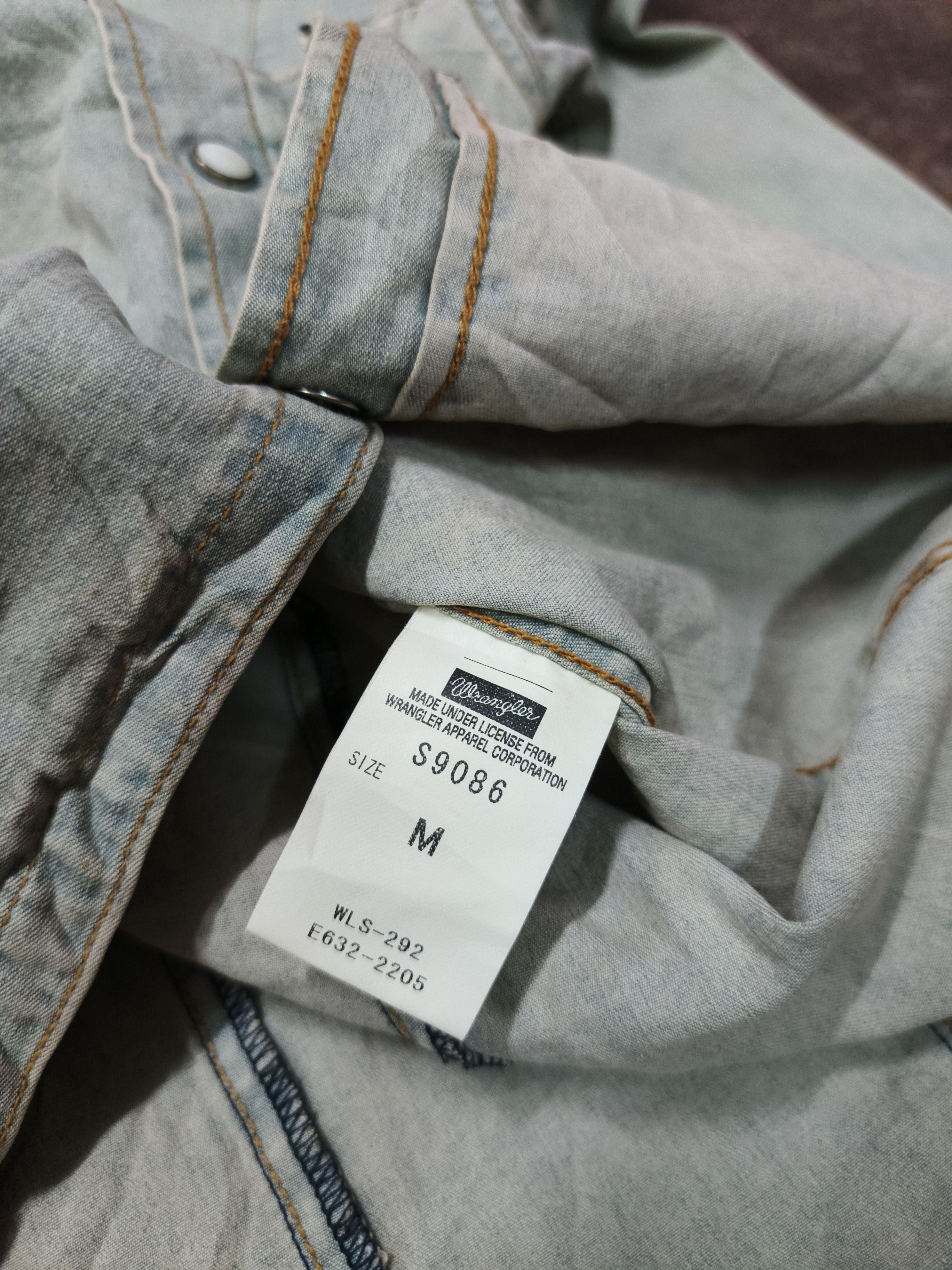 AKM AKM x Wrangler blue bell western shirt button Size US M / EU 48-50 / 2 - 8 Thumbnail