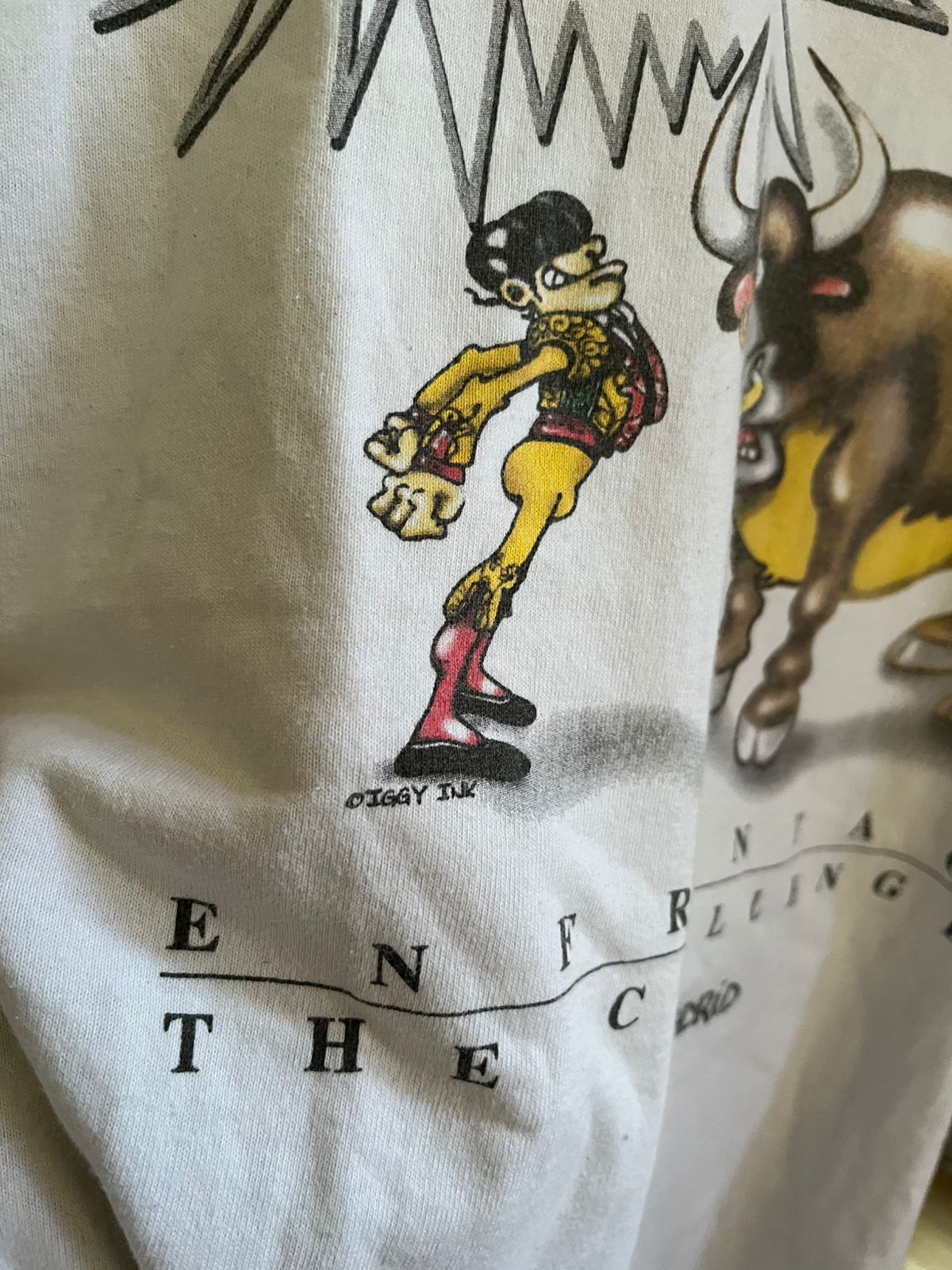 Vintage vintage art iggy ink matador ole cartoon graphic tee tshirt Size US XL / EU 56 / 4 - 4 Thumbnail