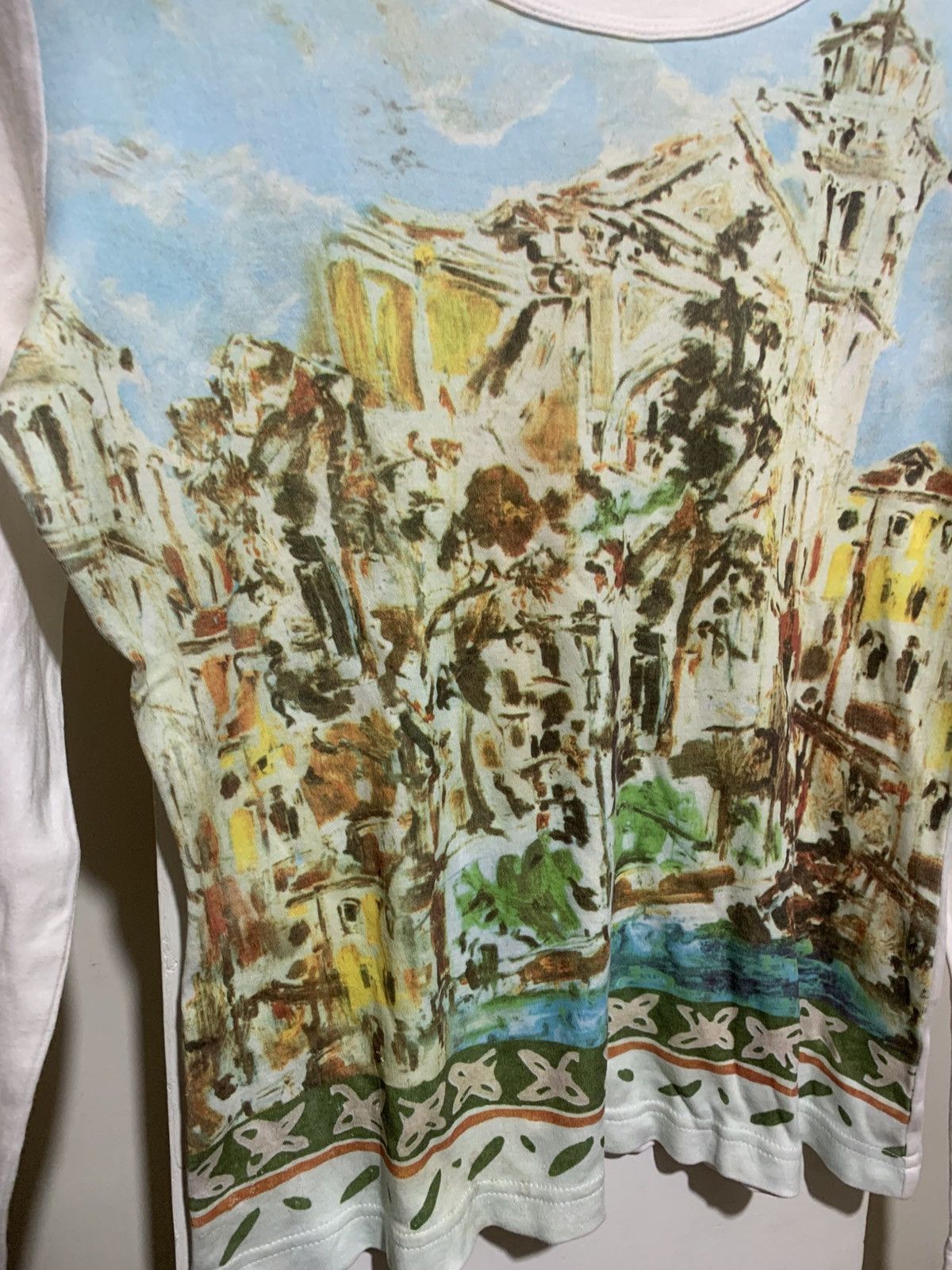 Mexx Japanese Mexx Postcard All Over Print Long Sleeve tee Women Size M / US 6-8 / IT 42-44 - 6 Thumbnail
