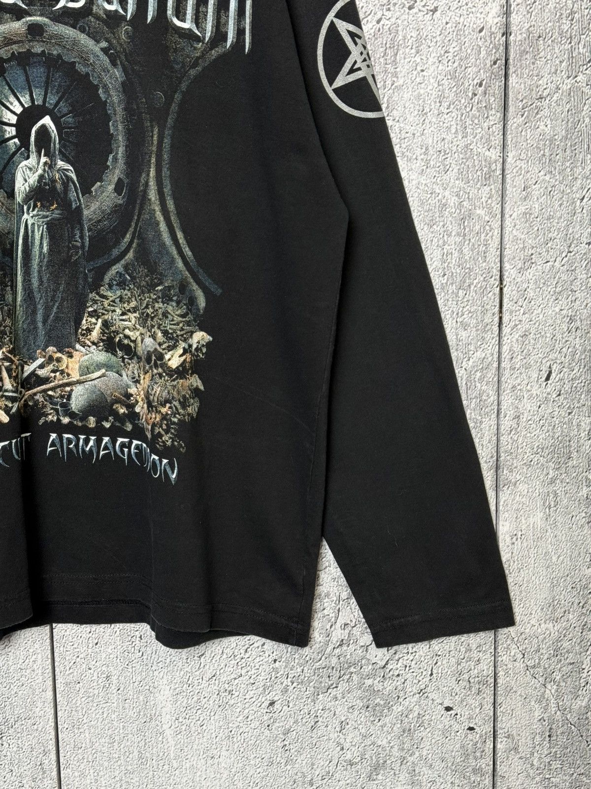 Band Tees Vintage 2003 Dimmu Borgir Death Cult Armageddon Long Sleeve Size US XL / EU 56 / 4 - 5 Thumbnail